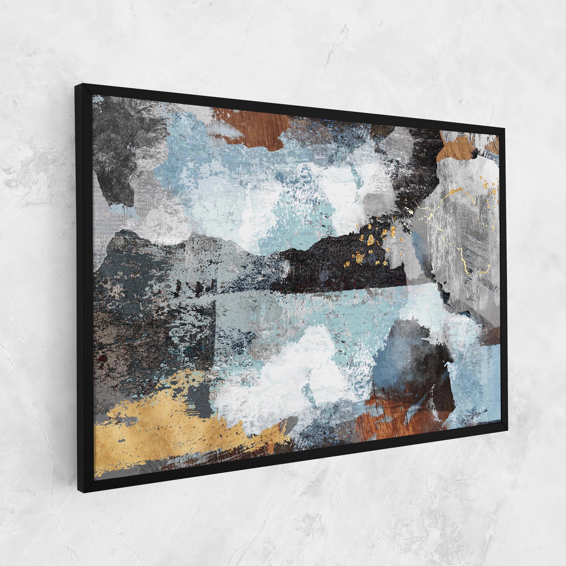 Tablou Canvas Gold Little Points mockup 1