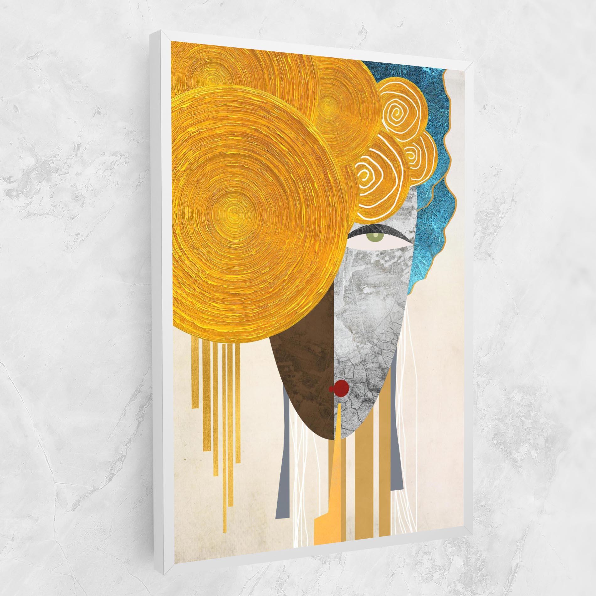 Tablou Canvas Abstract Grey Face 1 mockup 1