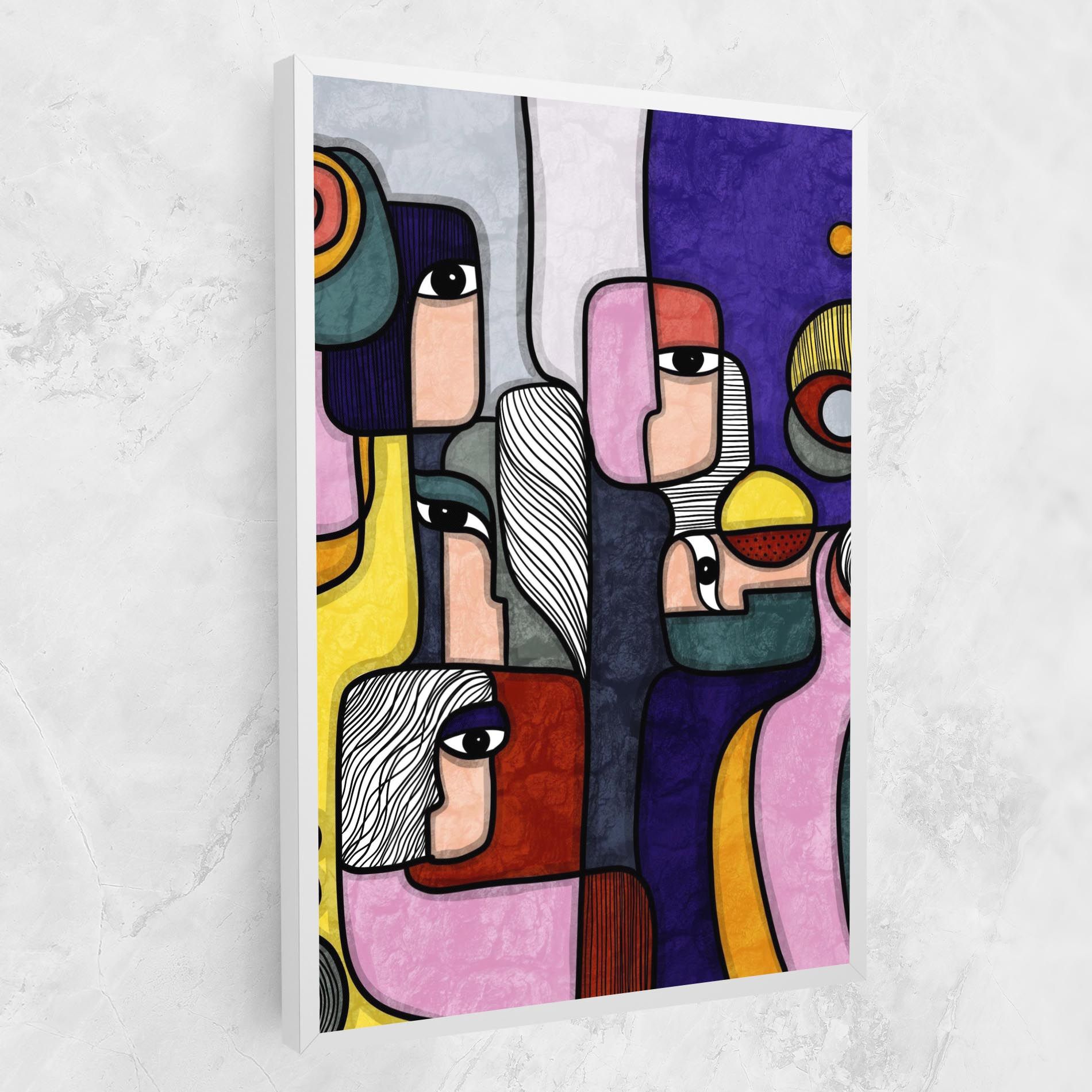 Abstract Looking Eyes mockup 1