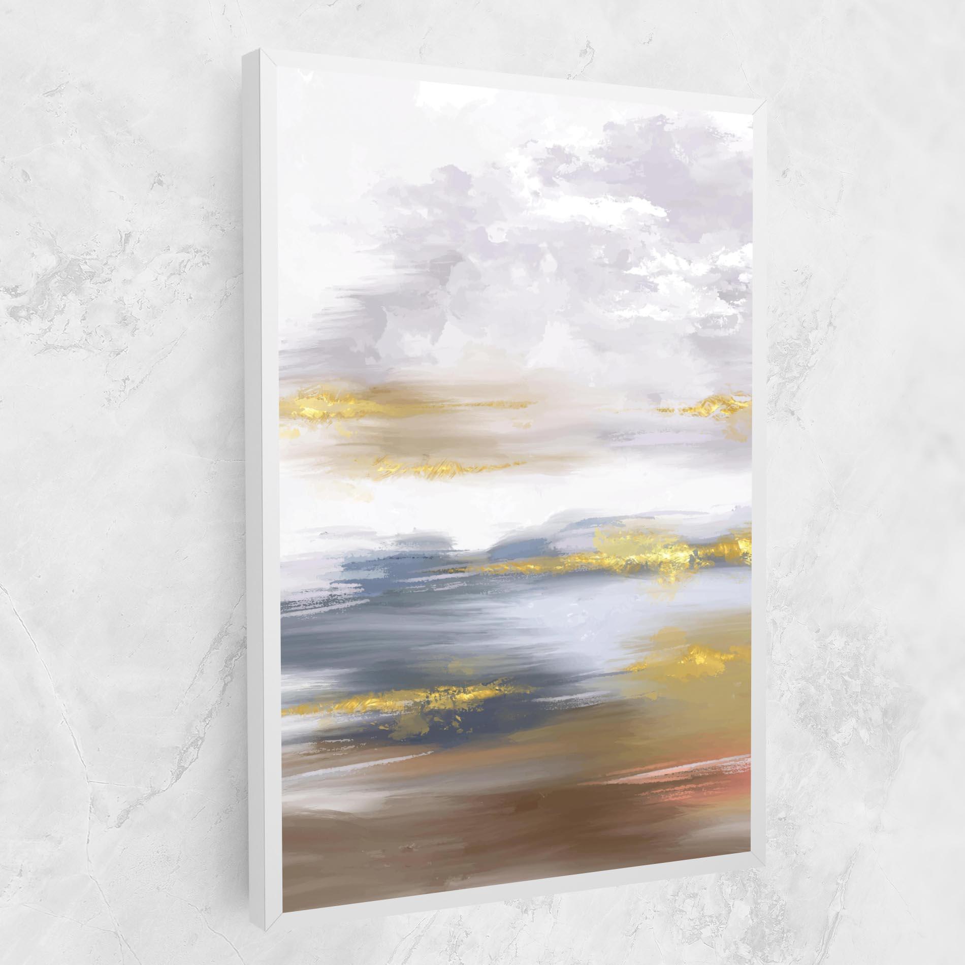 Tablou Canvas Messy Gold Art mockup 1
