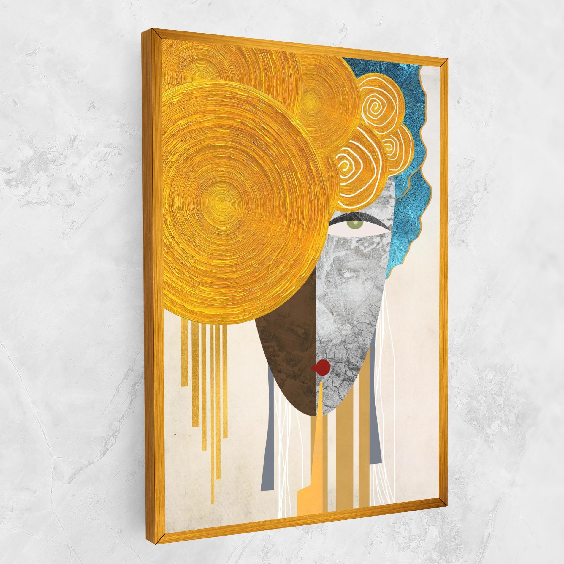 Abstract Grey Face 1 mockup 1