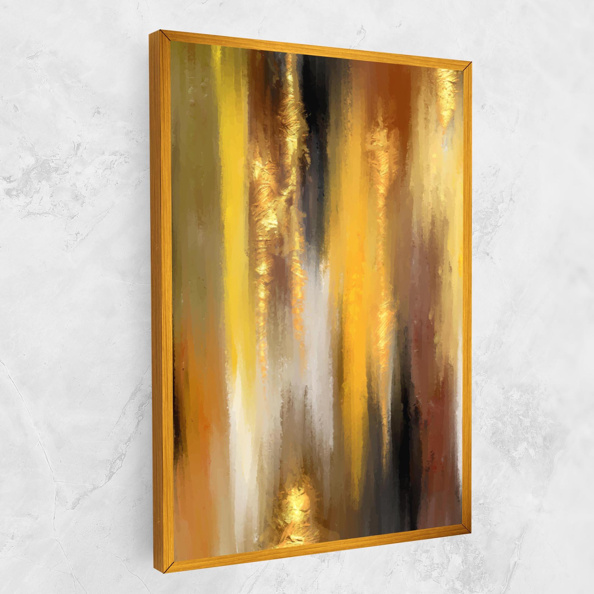 Tablou Canvas Golden Brown Art mockup 1