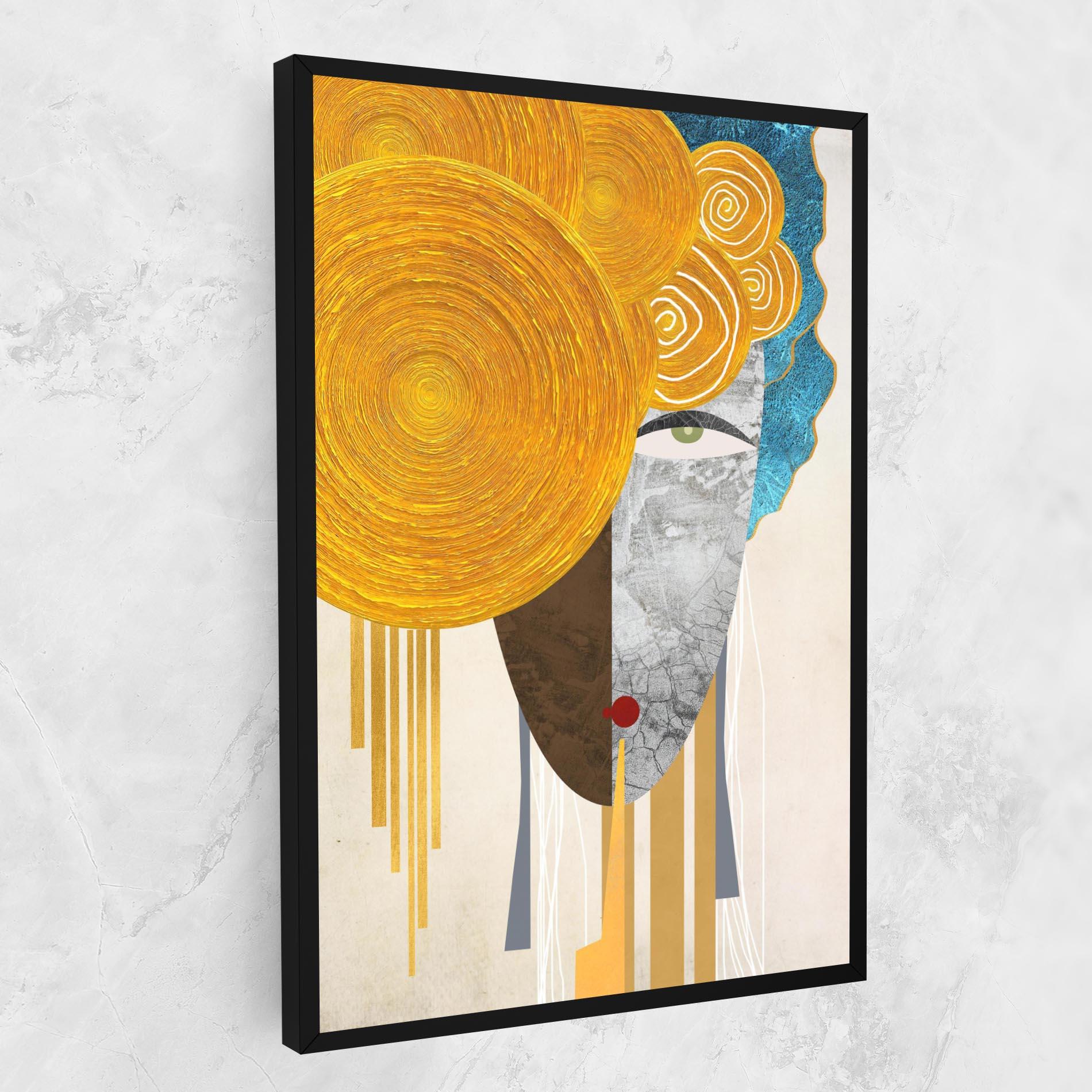 Tablou Canvas Abstract Grey Face 1 mockup 1