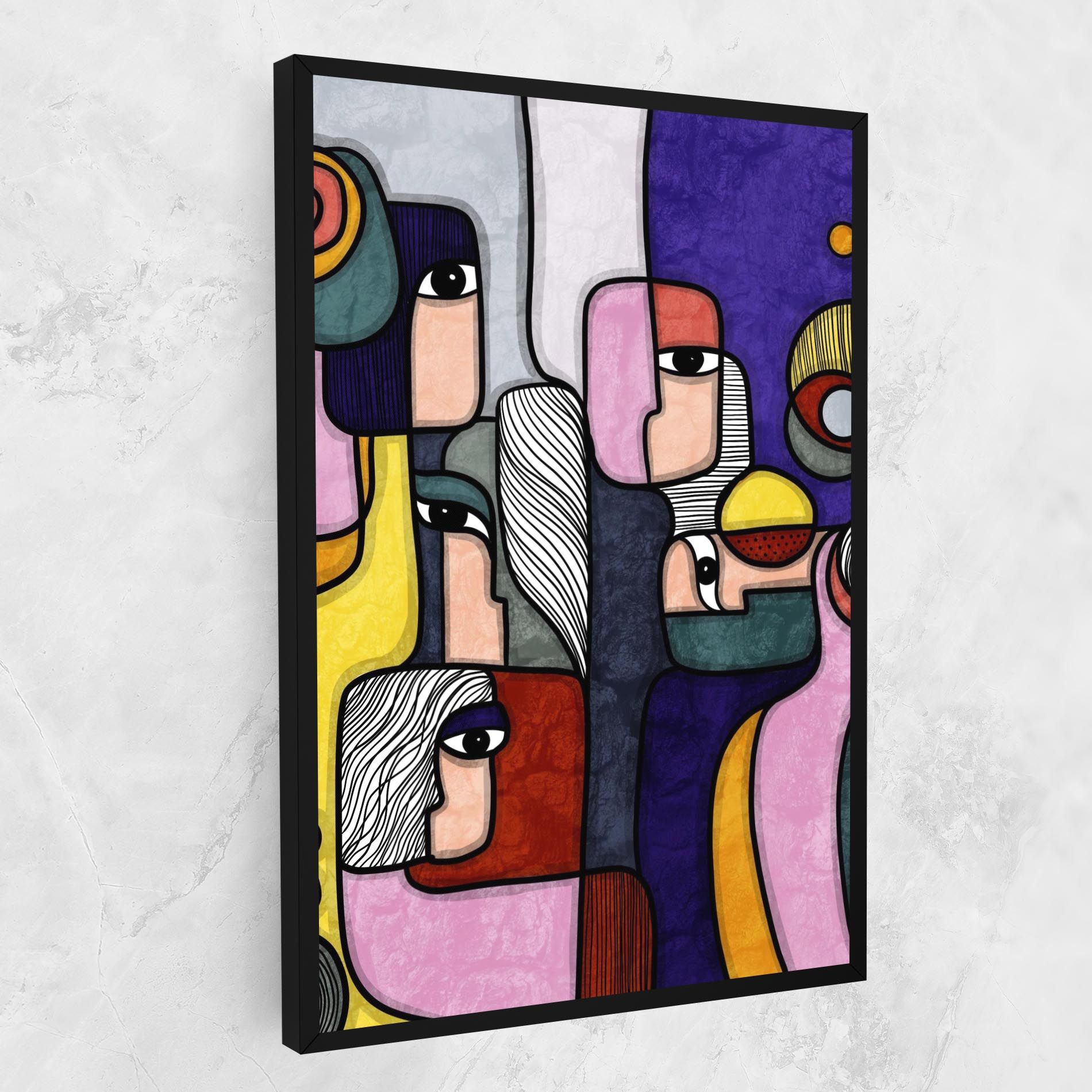 Abstract Looking Eyes mockup 1