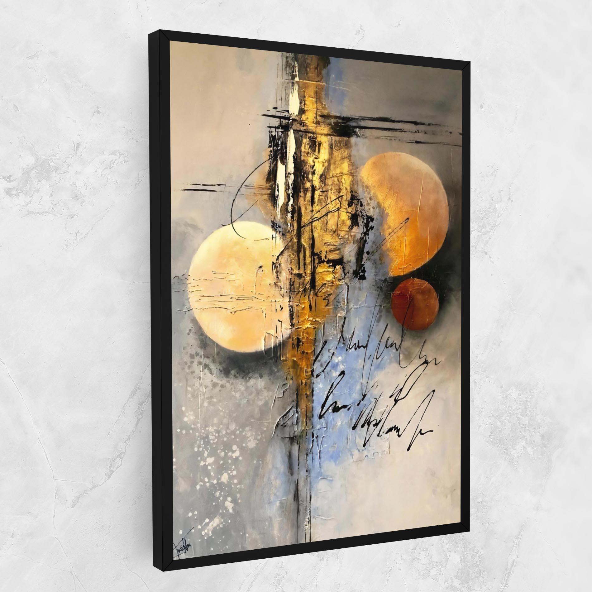 Tablou Canvas Abstract Moons mockup 1