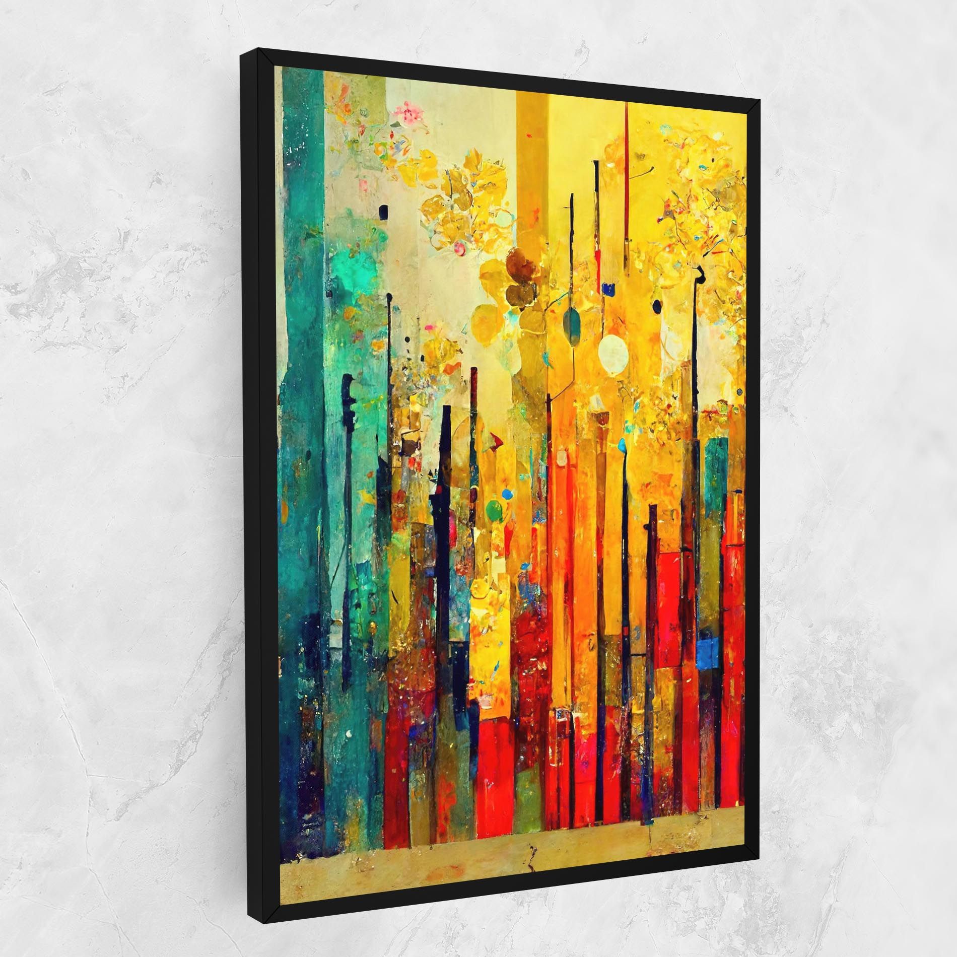 Black Lines On Yellow Light mockup 1