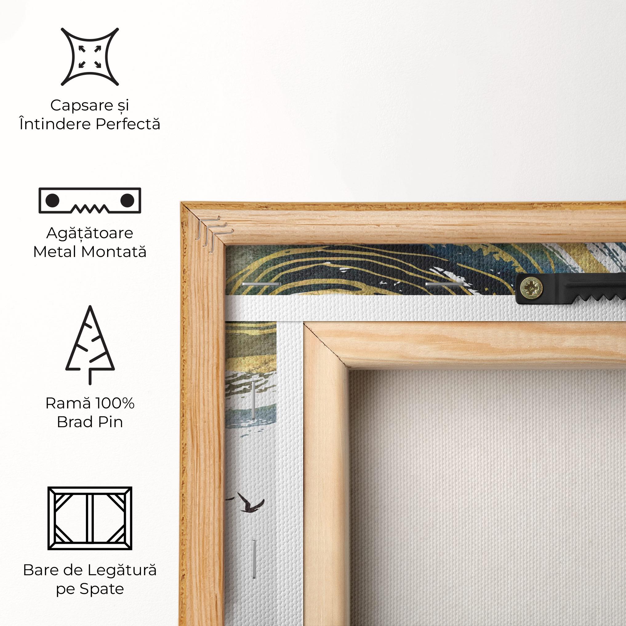 Tablou Canvas Golden Deer mockup 5