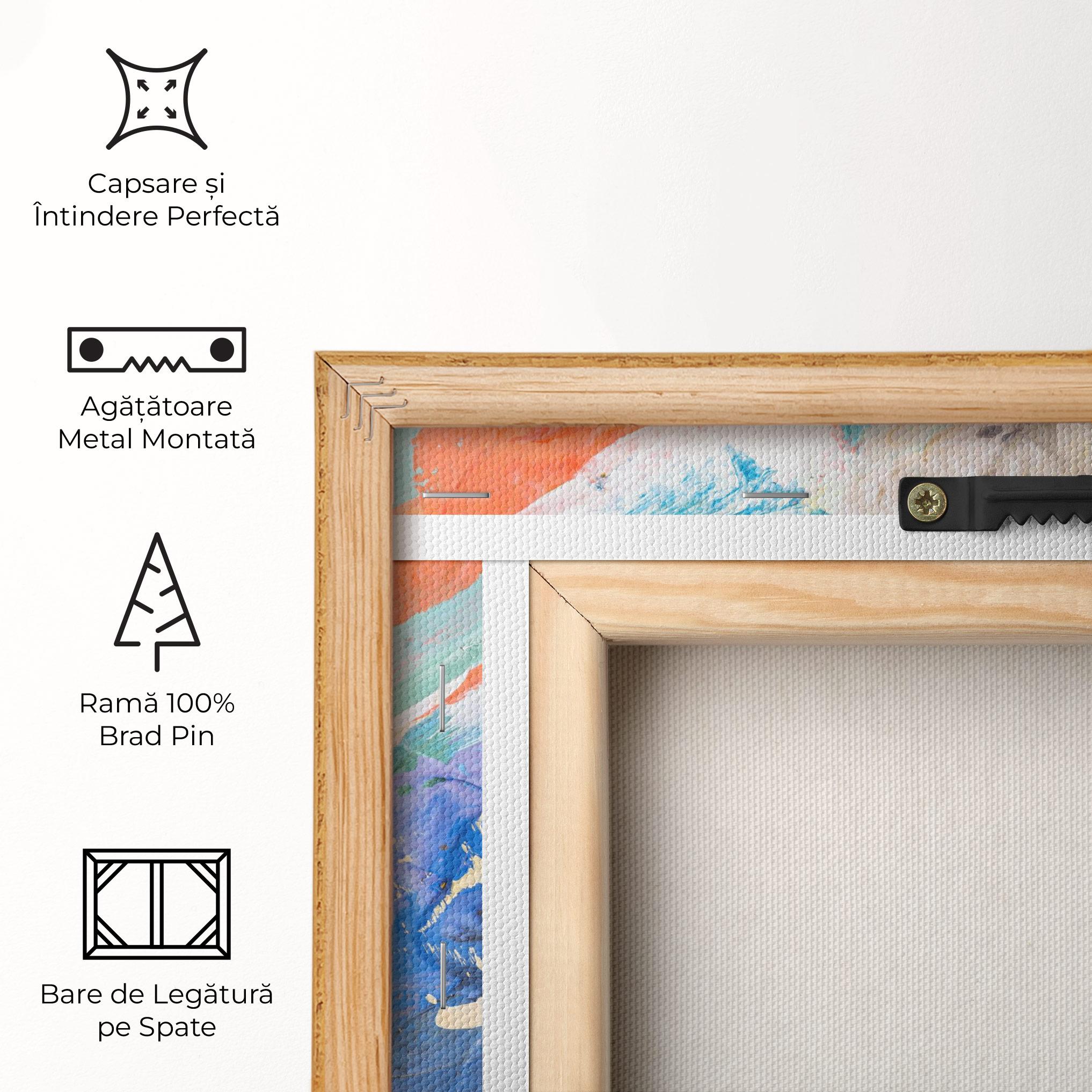 Tablou Canvas Messy Paint Brushes mockup 5