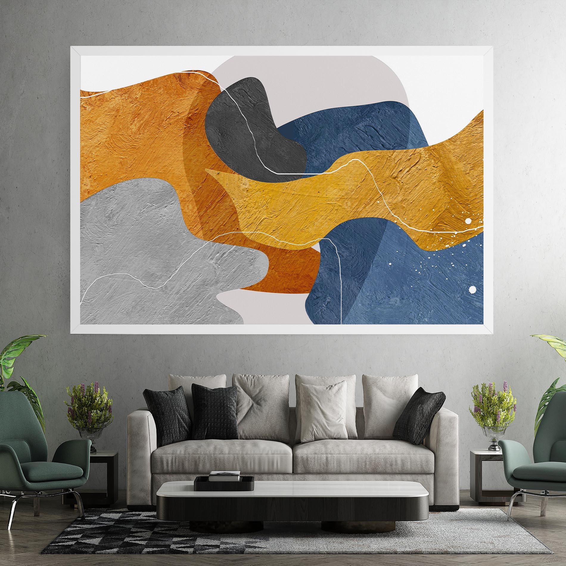 Tablou Canvas Abstract Color Mix mockup 7