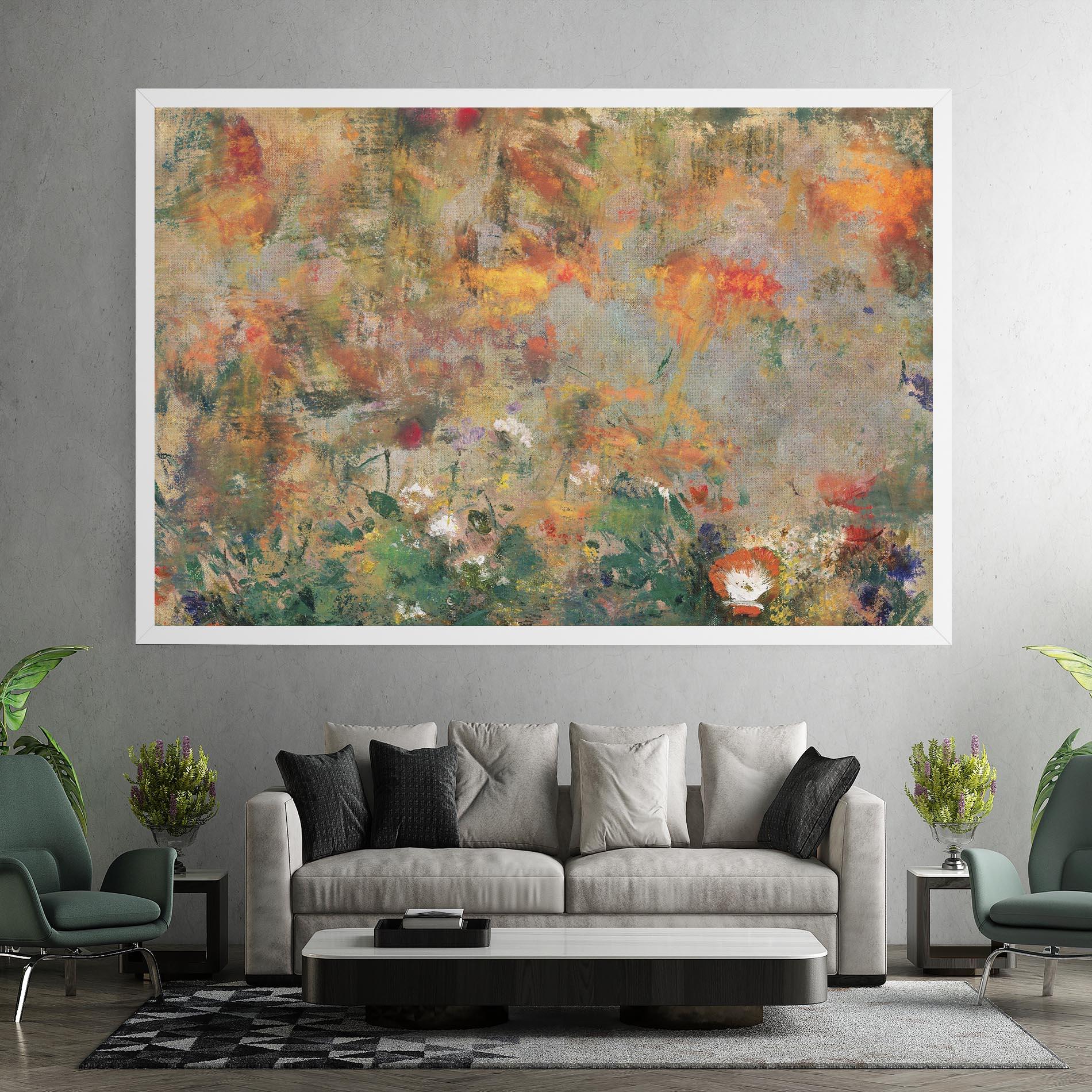 Tablou Canvas Abstract Flowers mockup 7