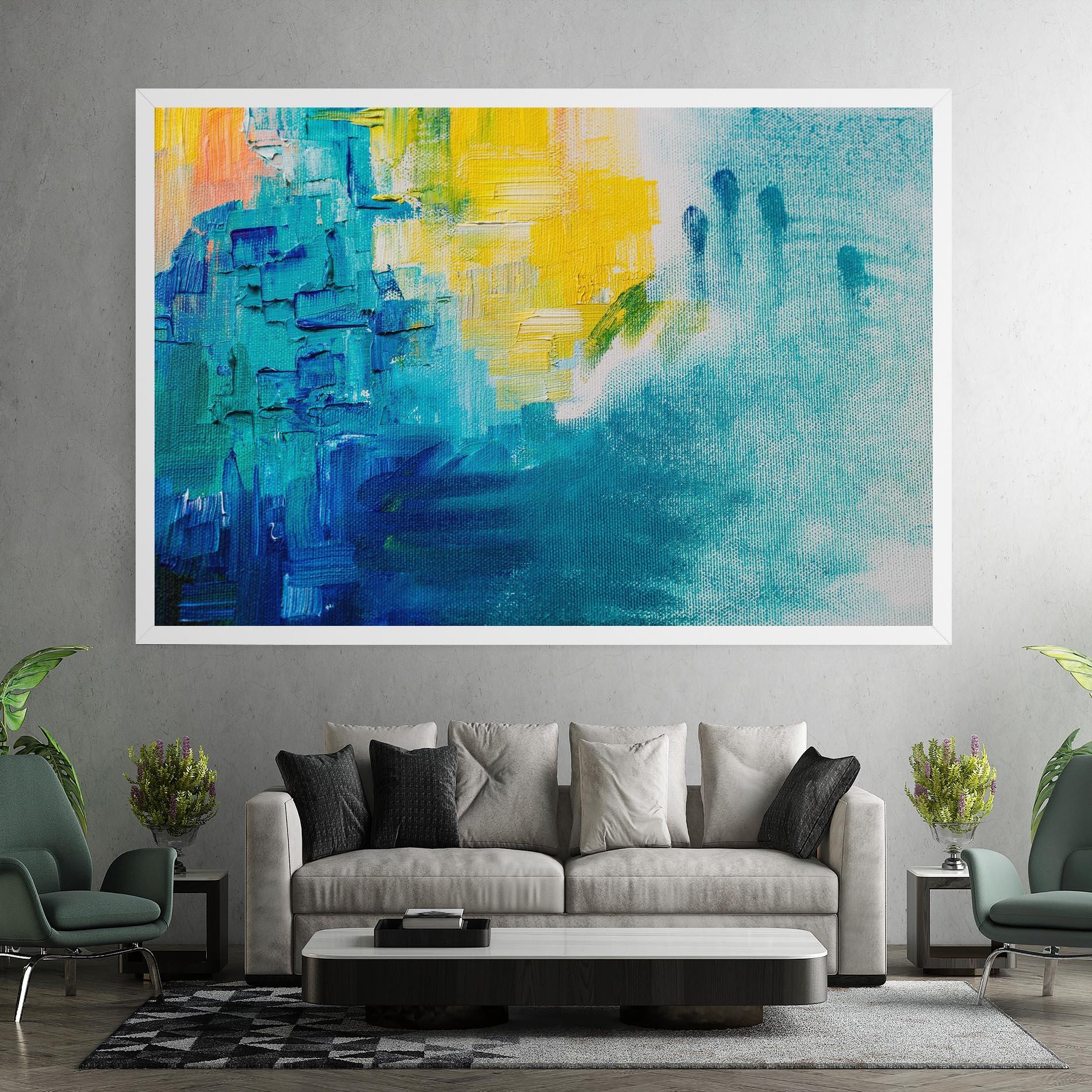 Tablou Canvas Abstract Hand Mark mockup 7