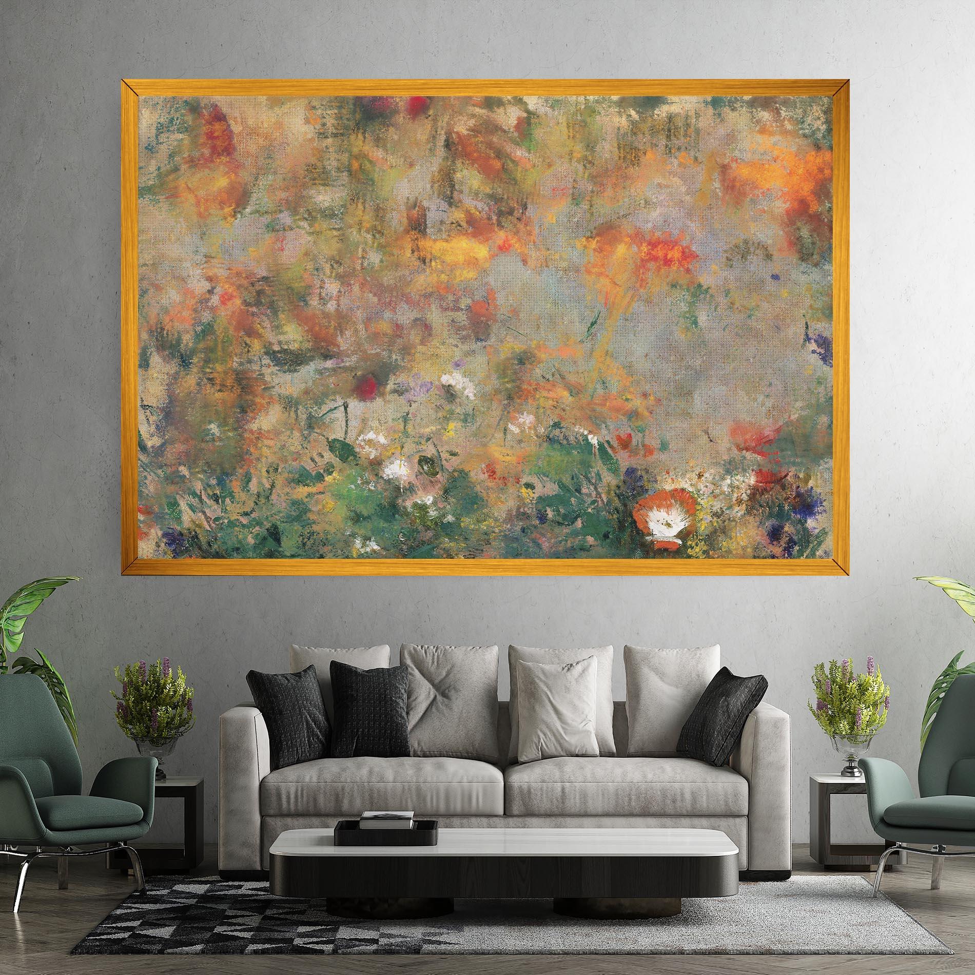 Tablou Canvas Abstract Flowers mockup 7