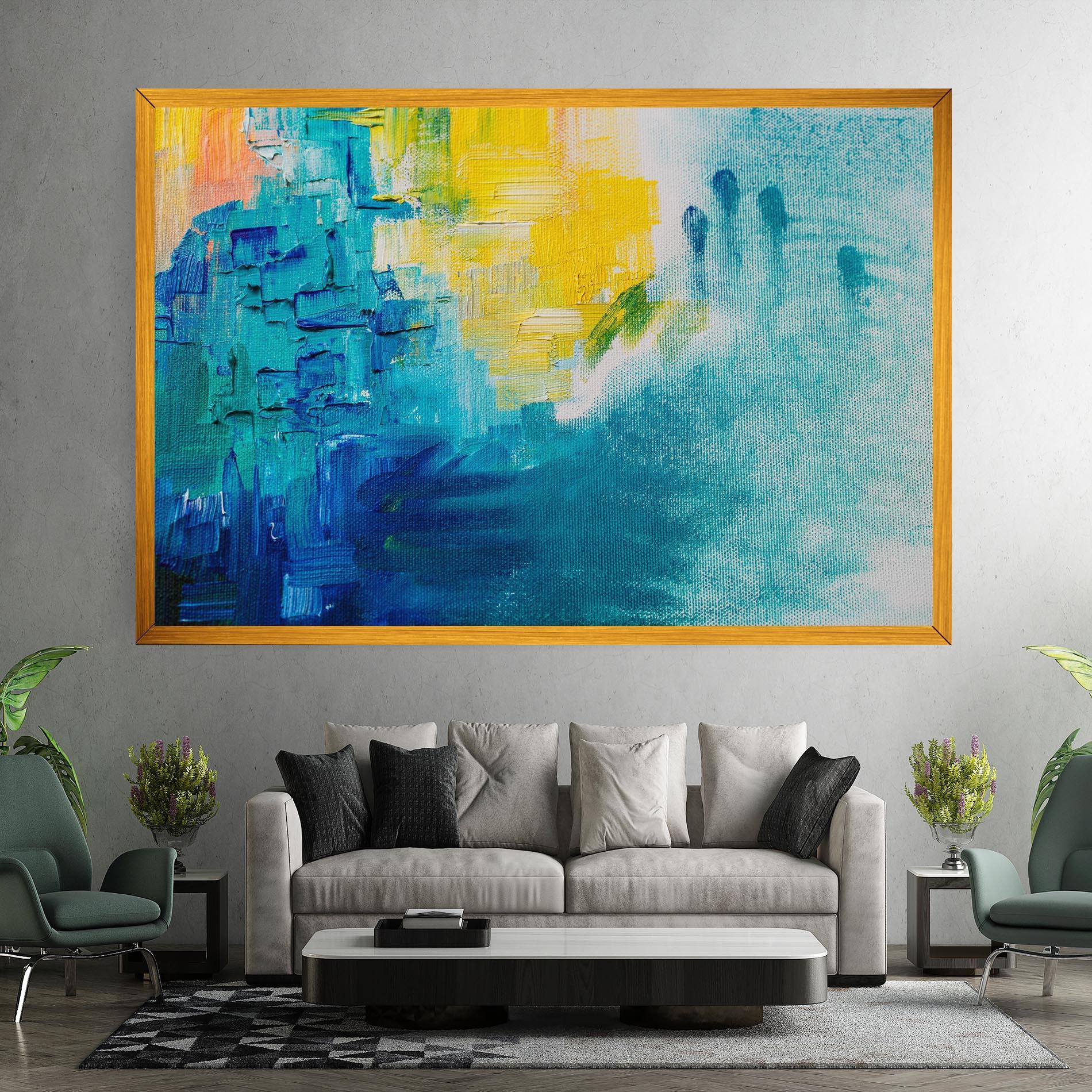 Tablou Canvas Abstract Hand Mark mockup 7