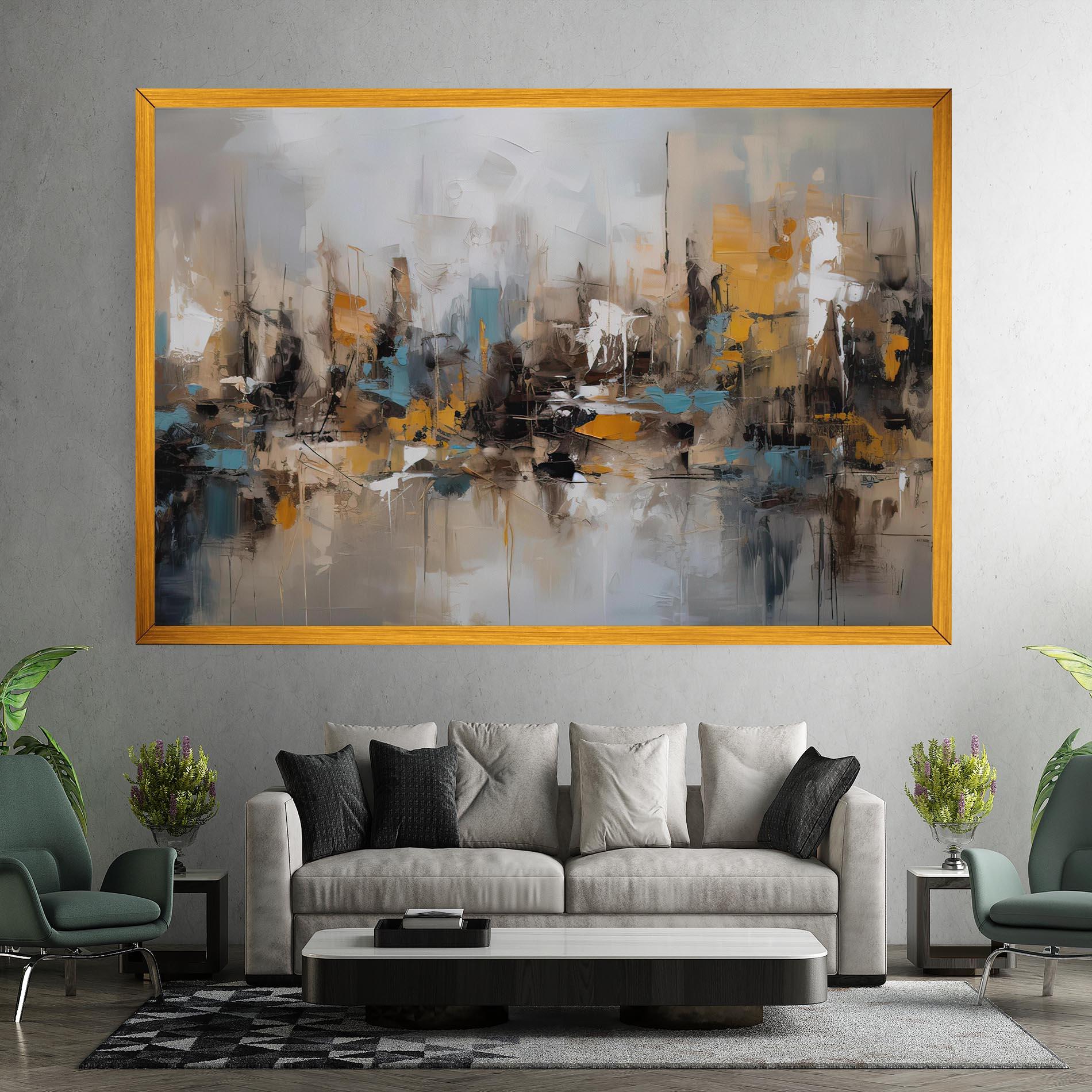 Tablou Canvas Abstract Los Angeles mockup 7