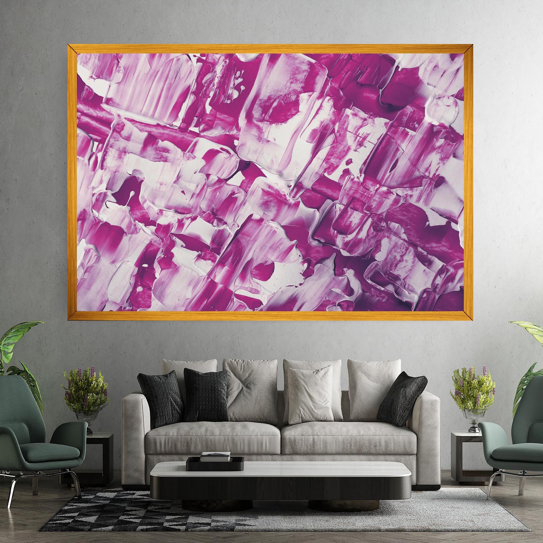 Abstract White And Pink mockup 7