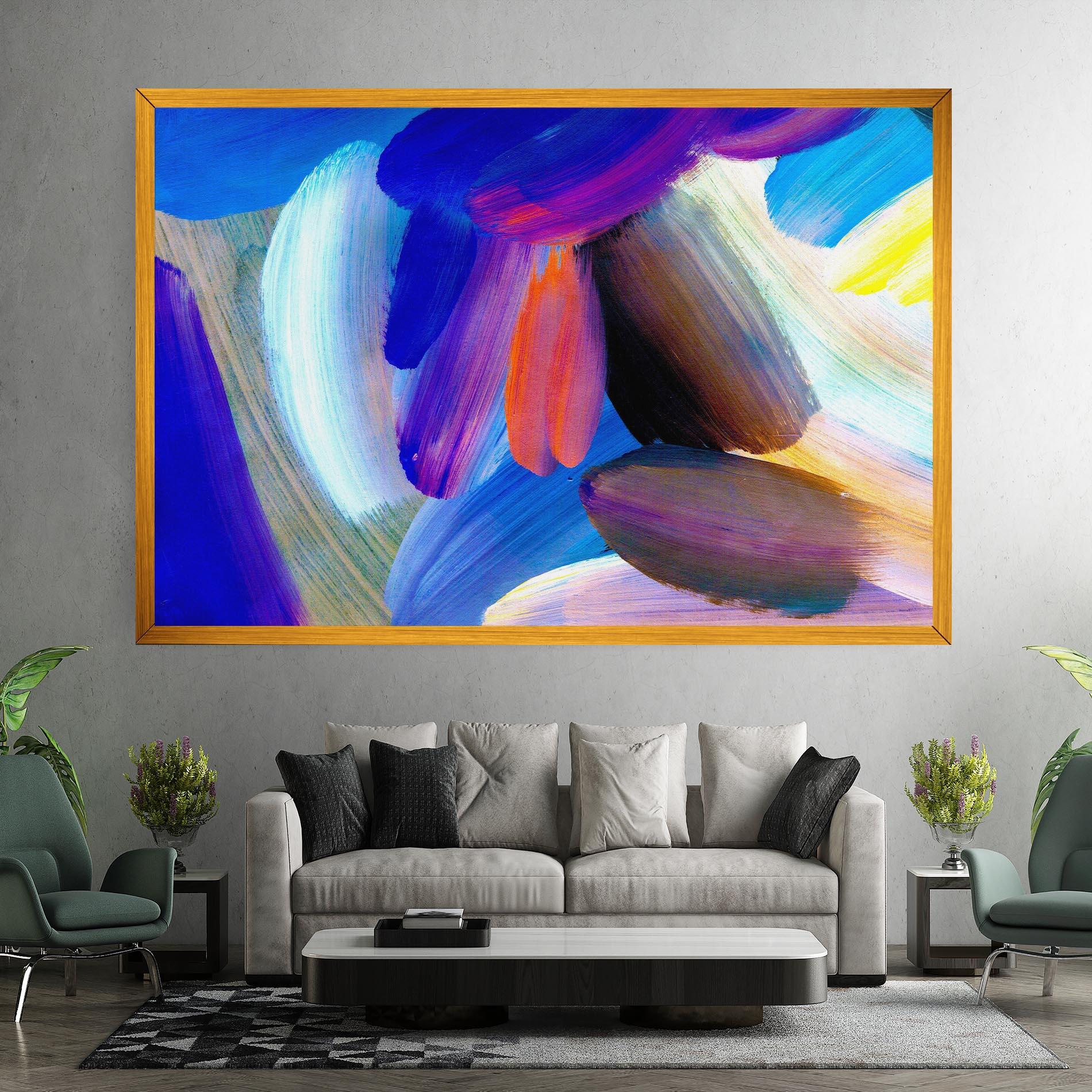 Tablou Canvas Colorful Abstract mockup 7