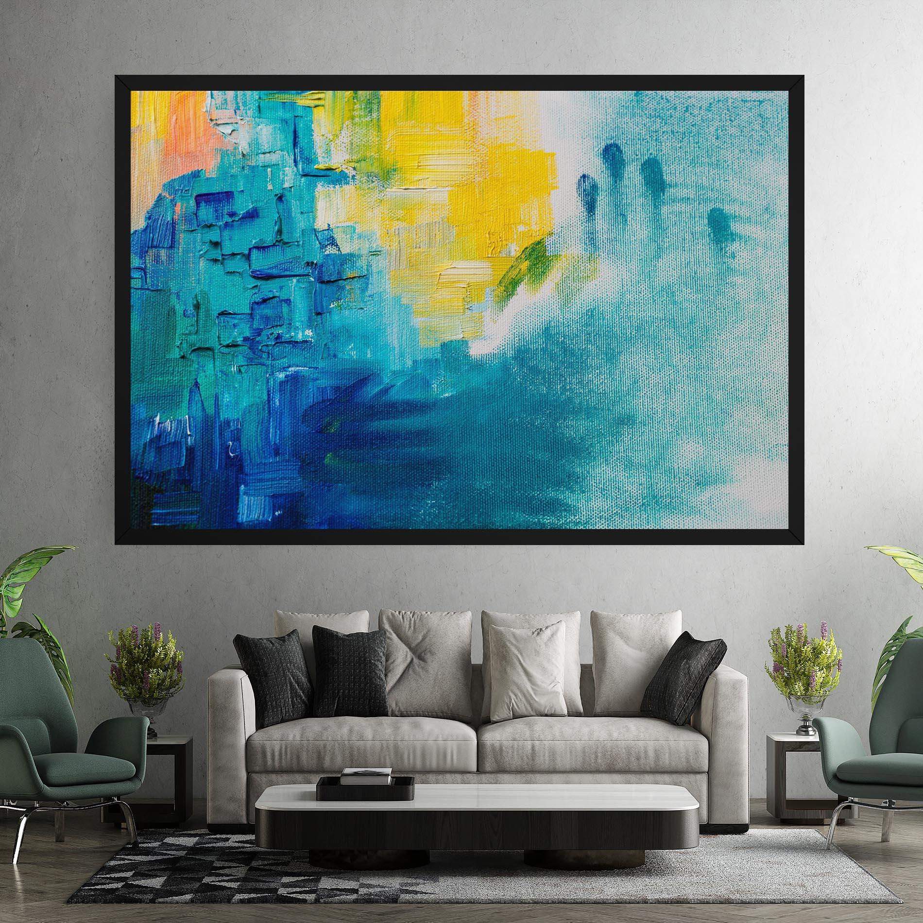 Tablou Canvas Abstract Hand Mark mockup 7