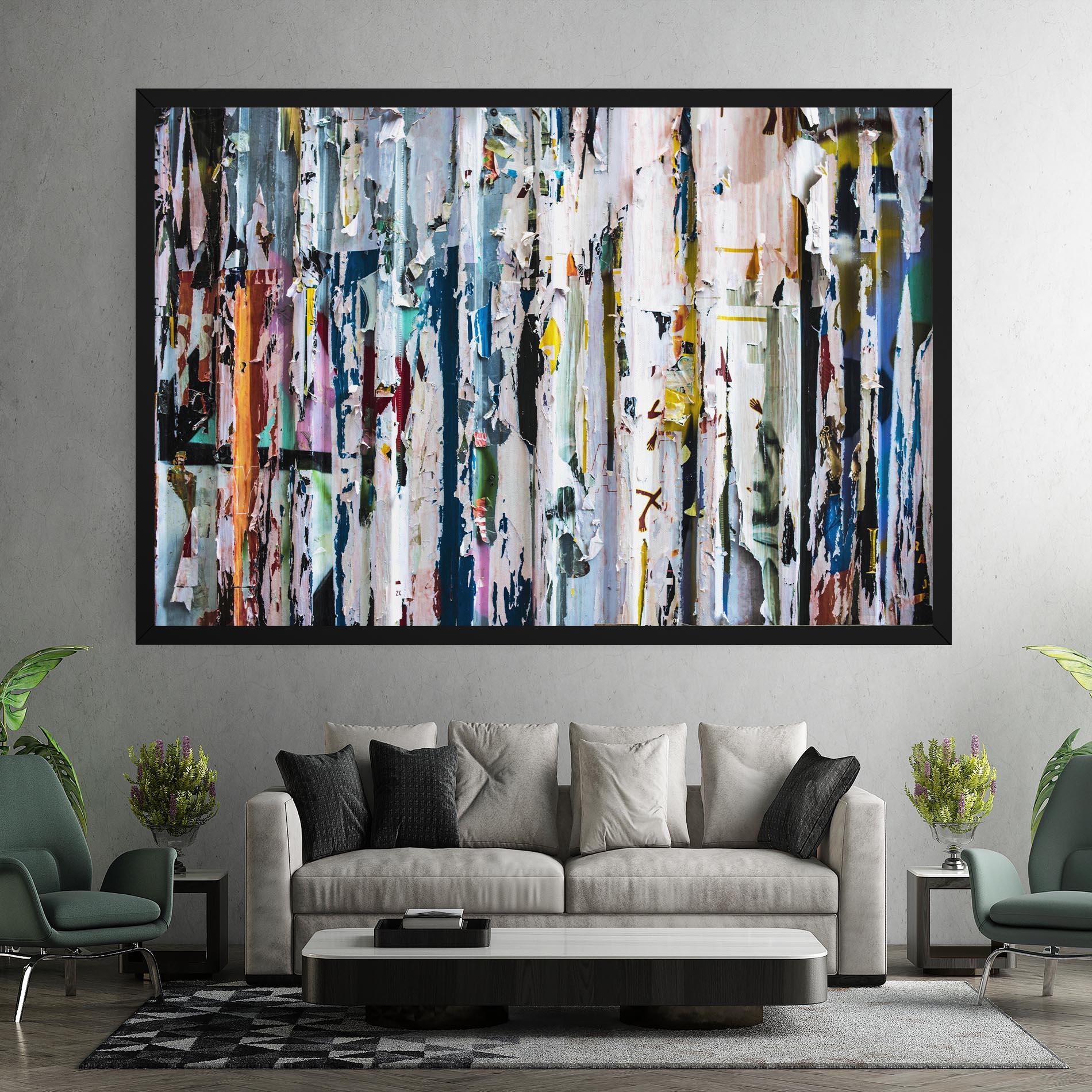 Tablou Canvas Abstract Torn Paper mockup 7