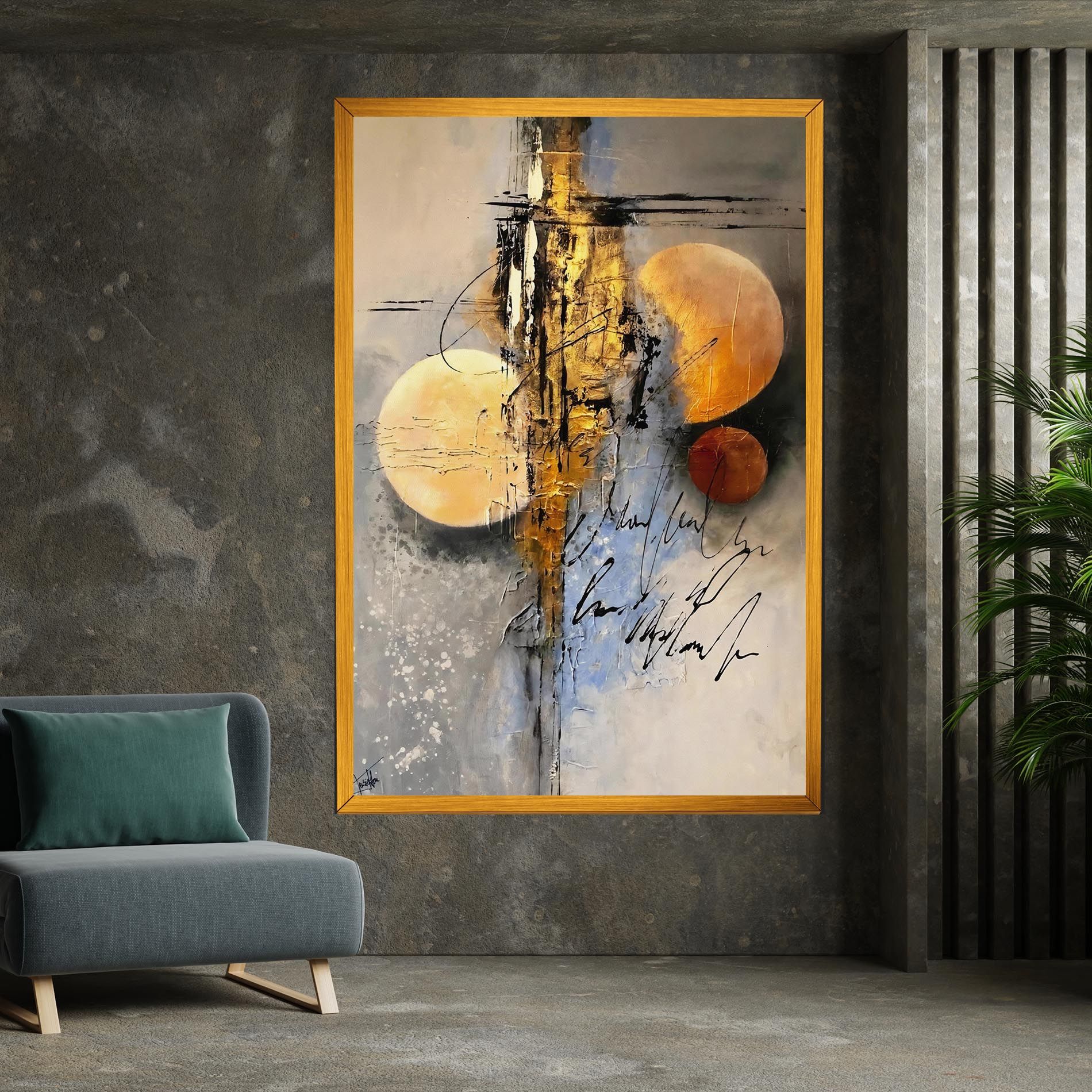 Abstract Moons mockup 7