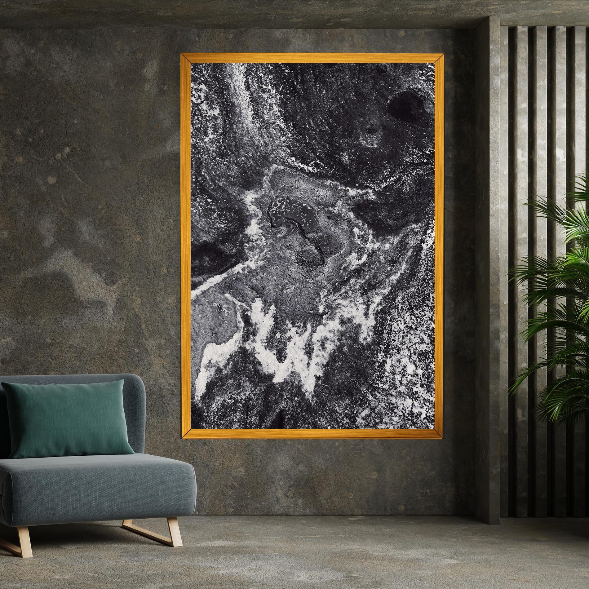 Tablou Canvas Black And White Abstract mockup 7