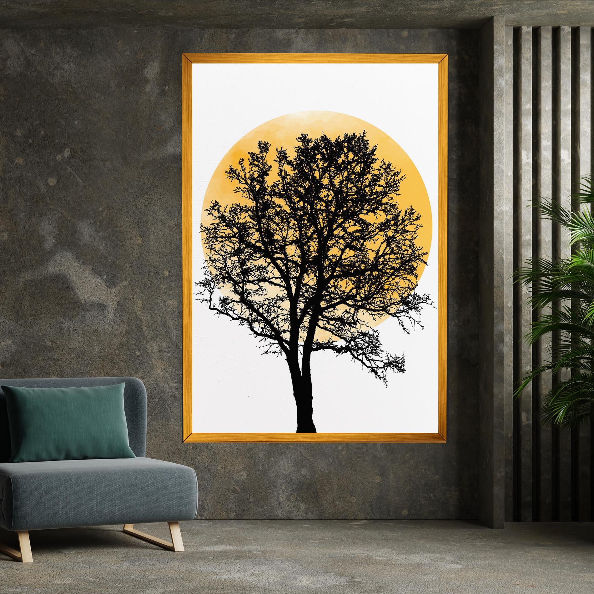Tablou Canvas Orange Sun 01 mockup 7