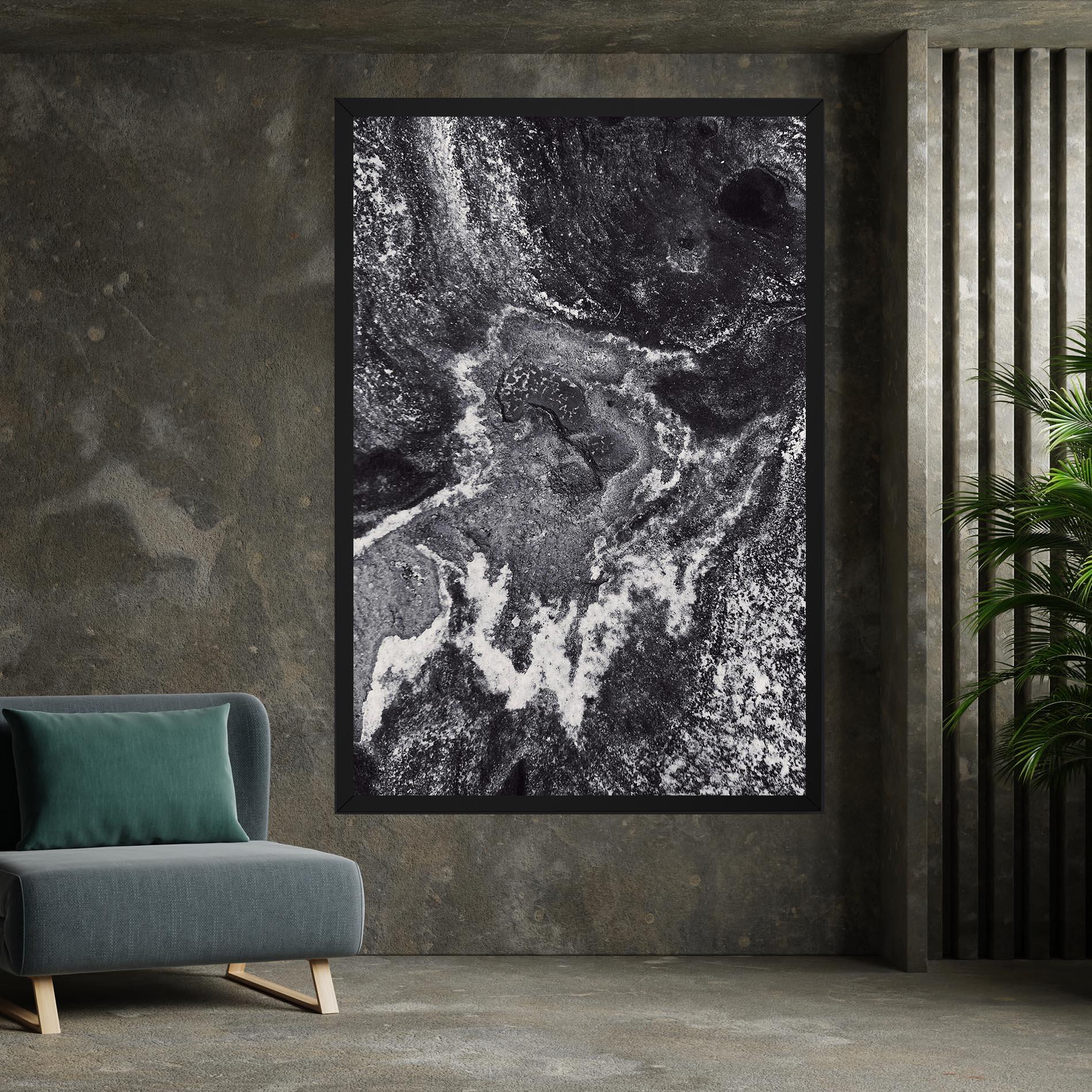 Tablou Canvas Black And White Abstract mockup 7