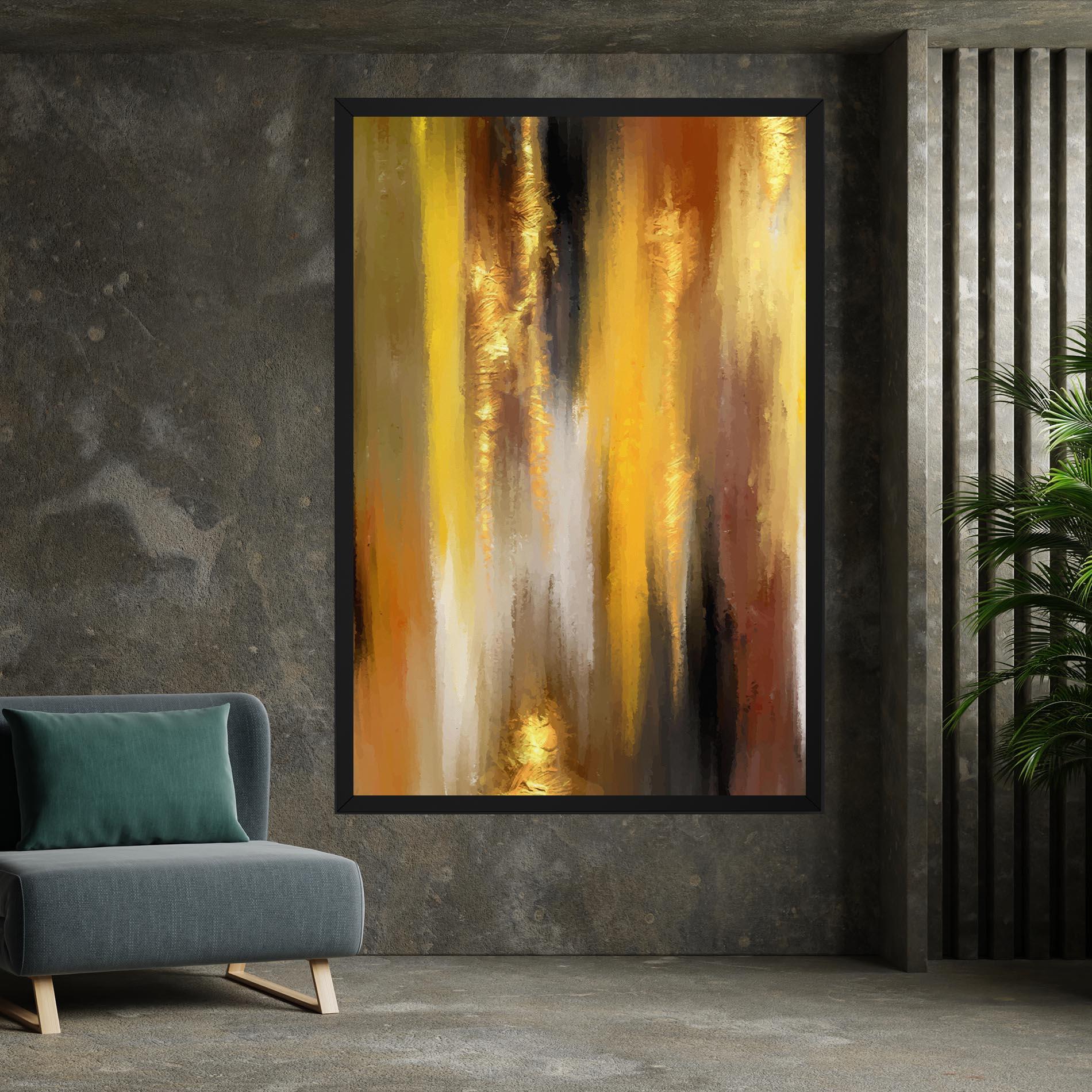 Tablou Canvas Golden Brown Art mockup 7