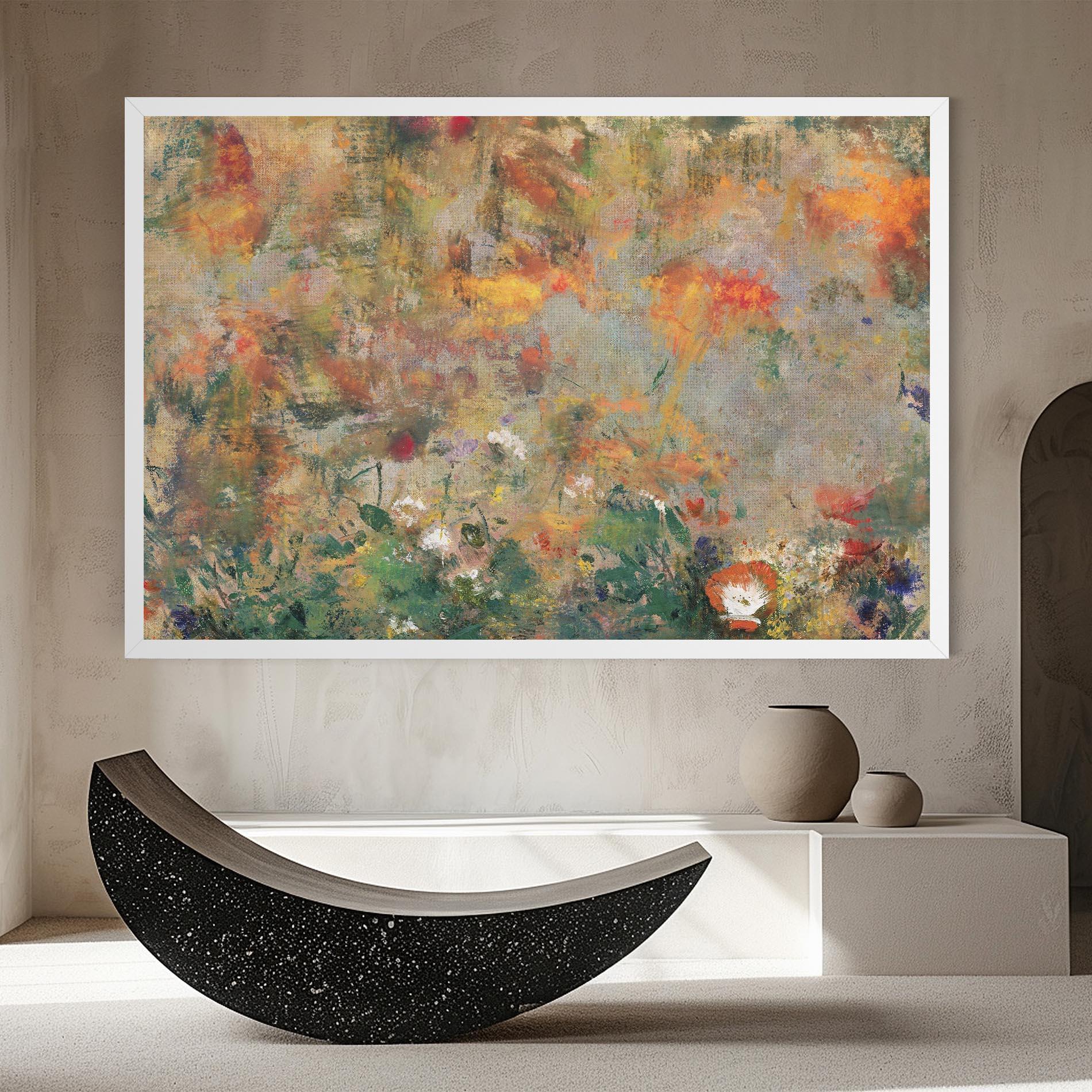 Tablou Canvas Abstract Flowers mockup 8