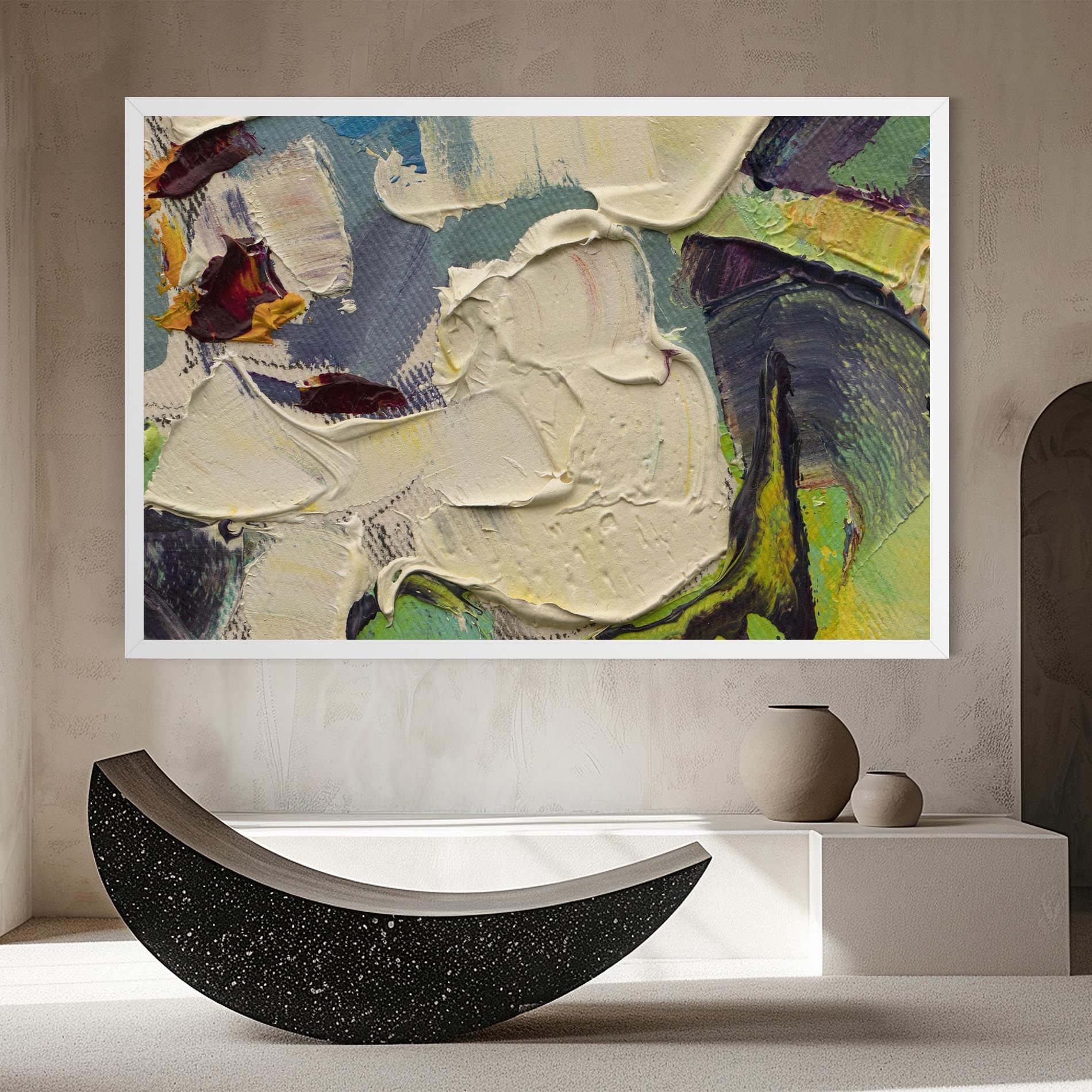 Closeup Oil Painting mockup 8