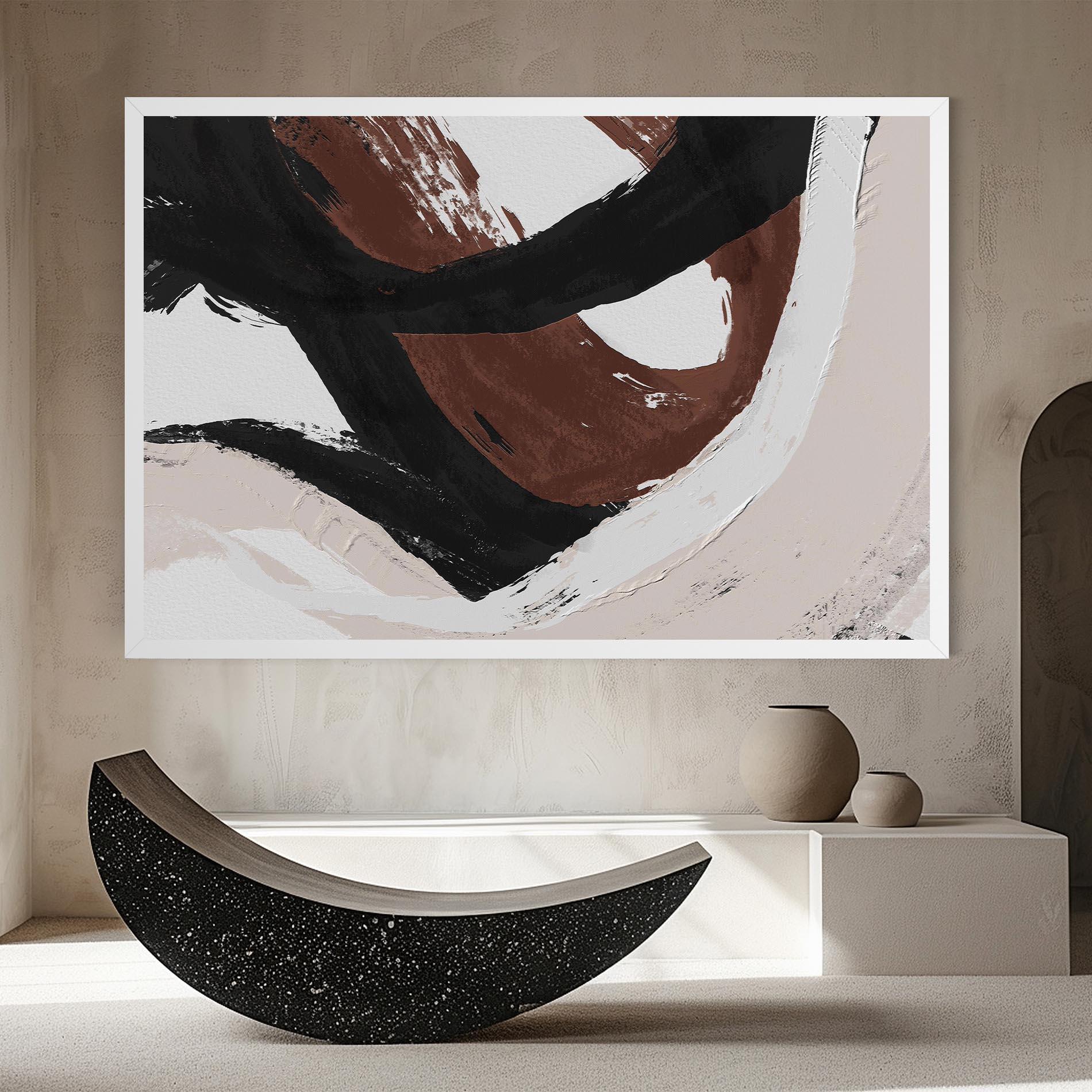 Tablou Canvas Cream Abstract mockup 8