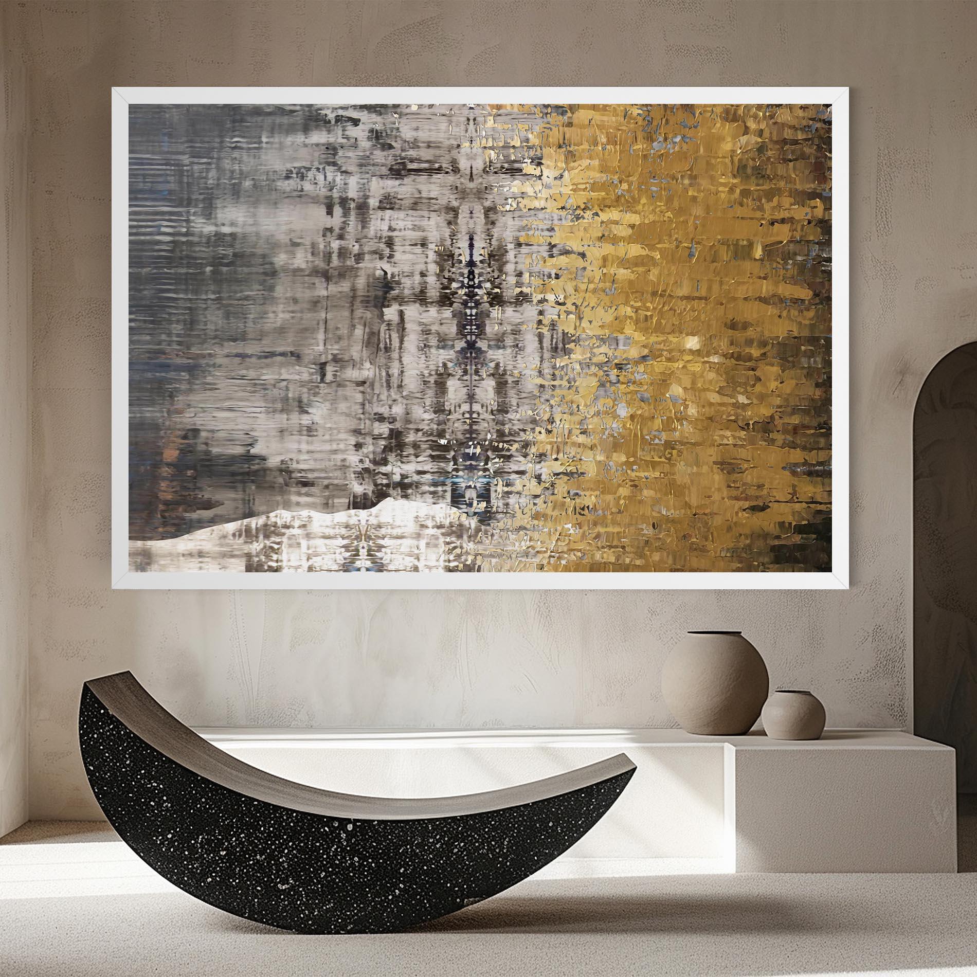 Tablou Canvas Gold Oil Paint mockup 8