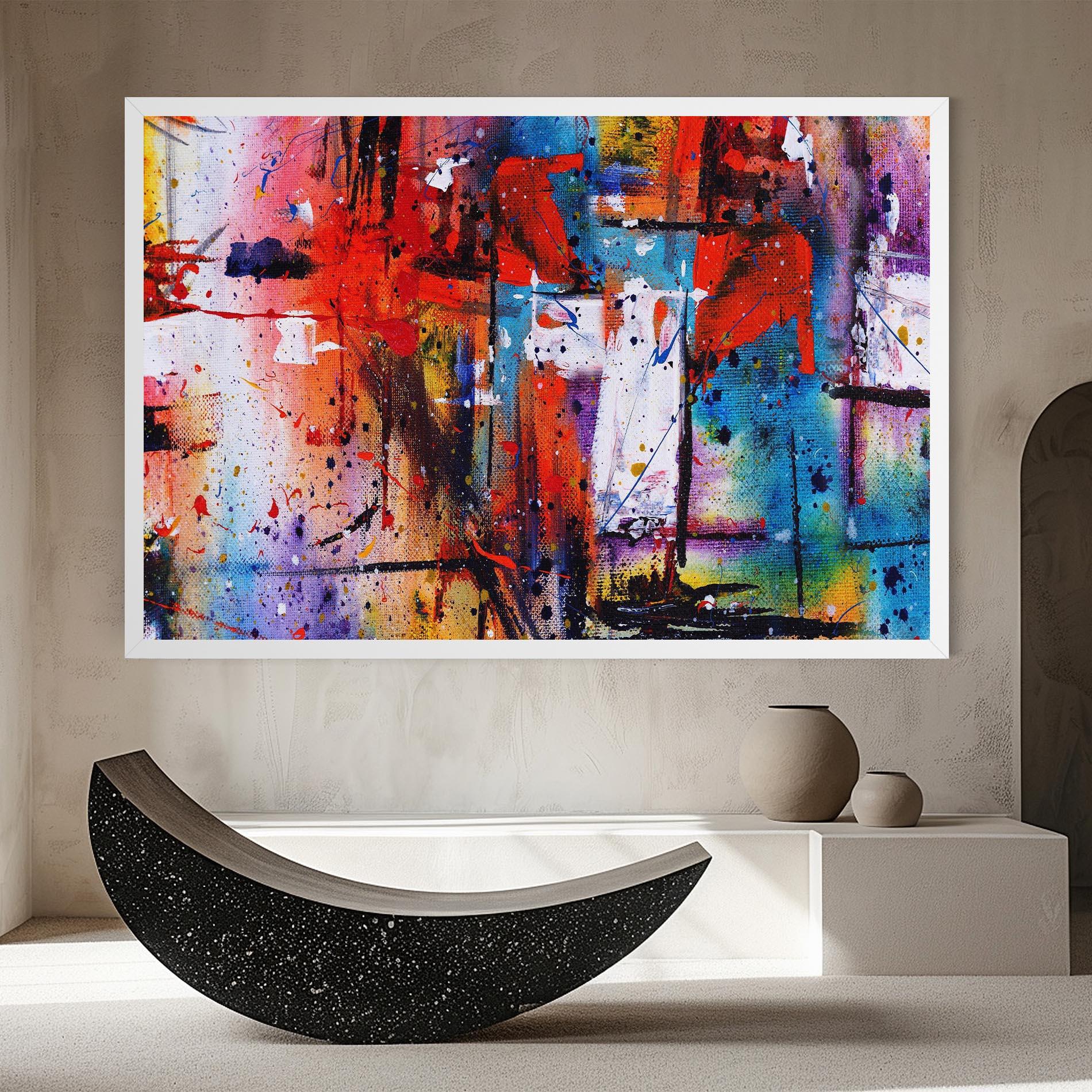 Tablou Canvas Hand Drawn Painting mockup 8