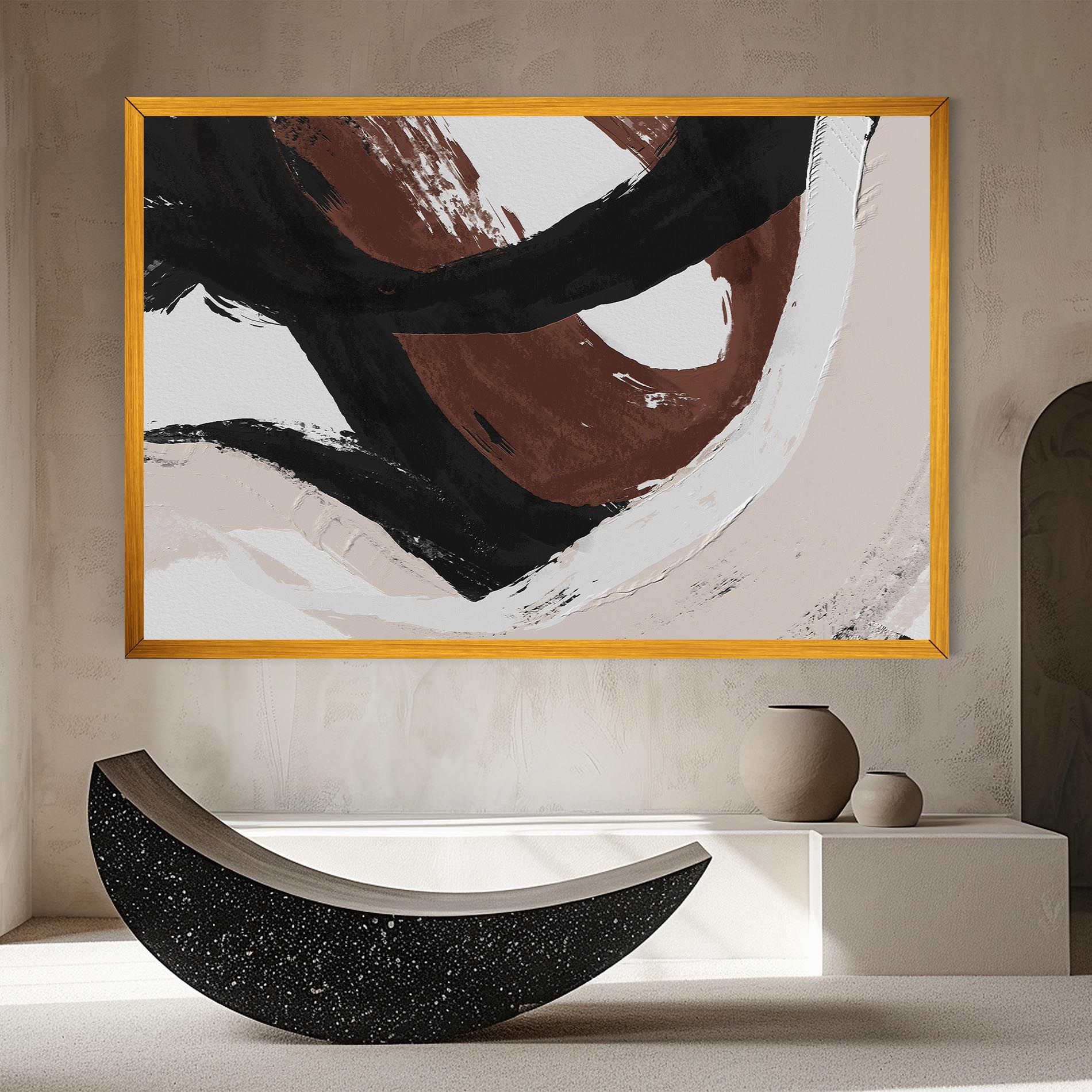 Cream Abstract mockup 8