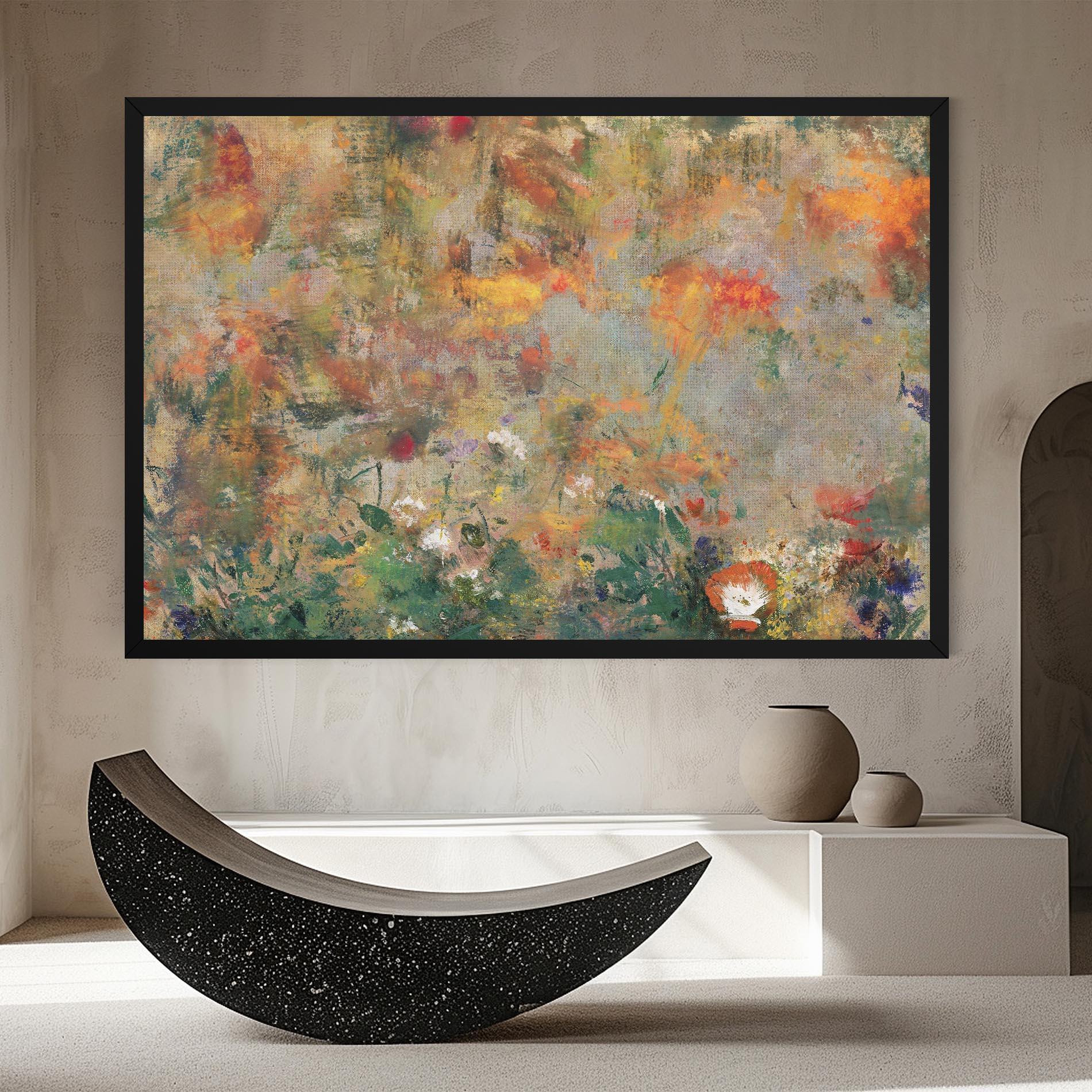 Tablou Canvas Abstract Flowers mockup 8