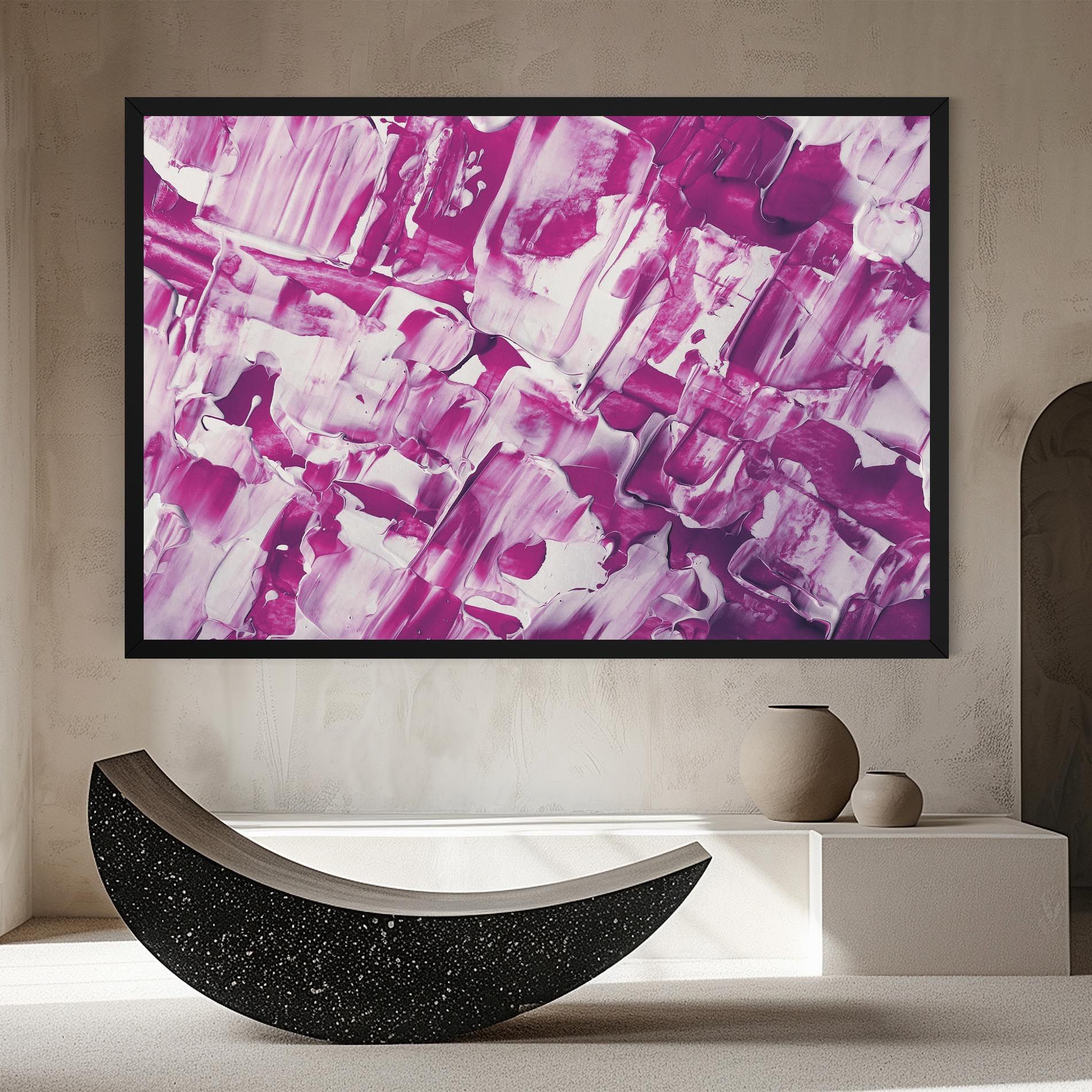 Abstract White And Pink mockup 8