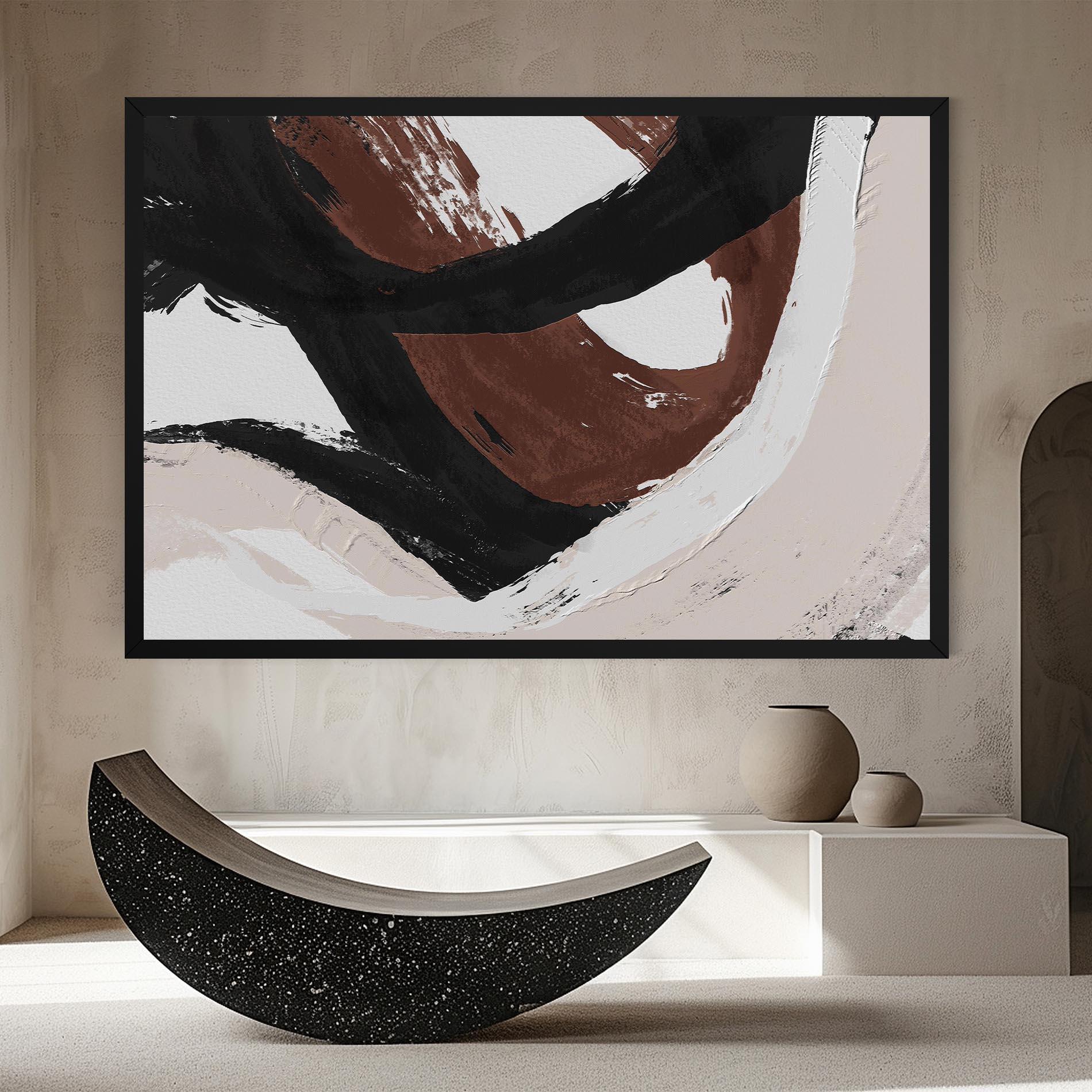 Tablou Canvas Cream Abstract mockup 8
