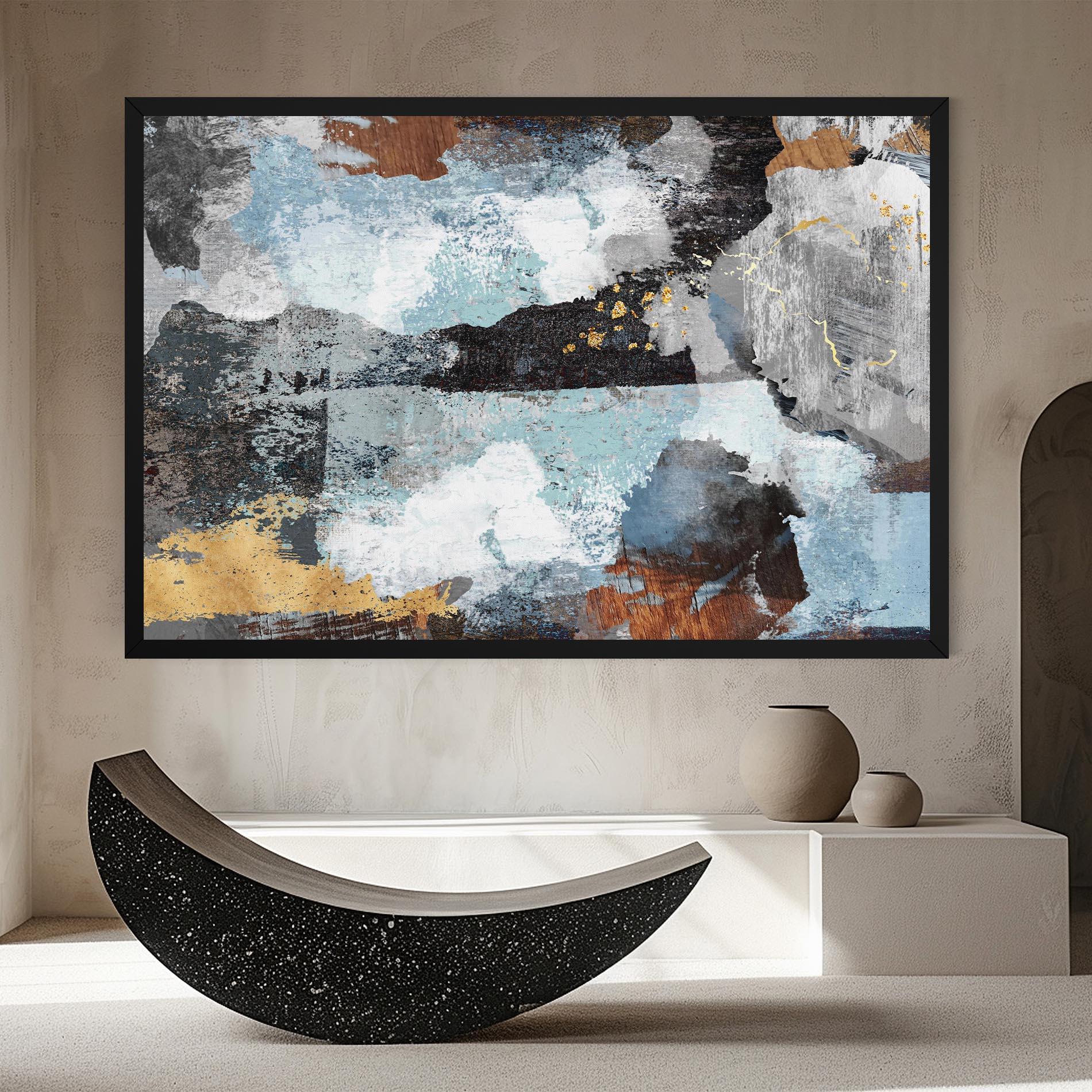 Tablou Canvas Gold Little Points mockup 8