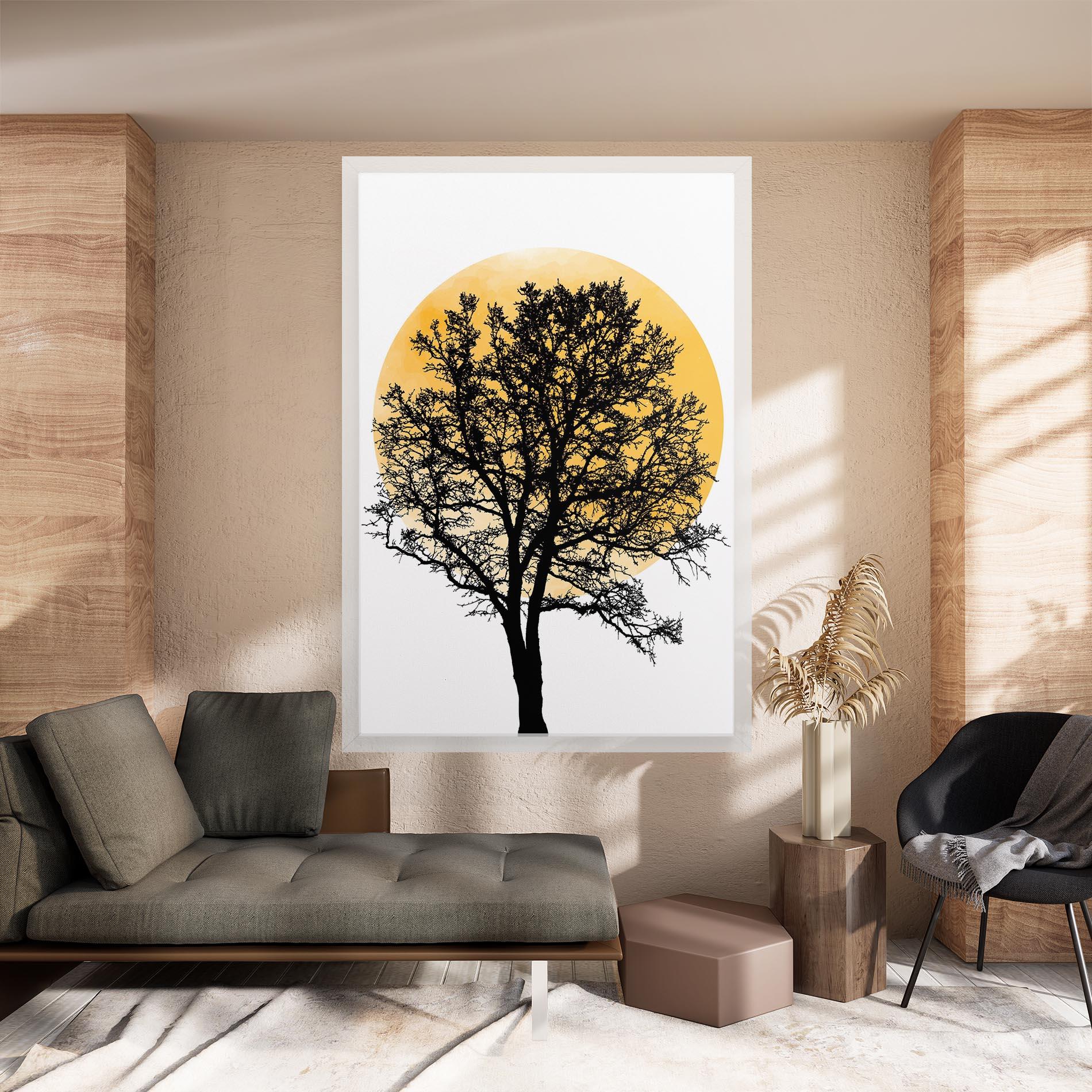 Tablou Canvas Orange Sun 01 mockup 8