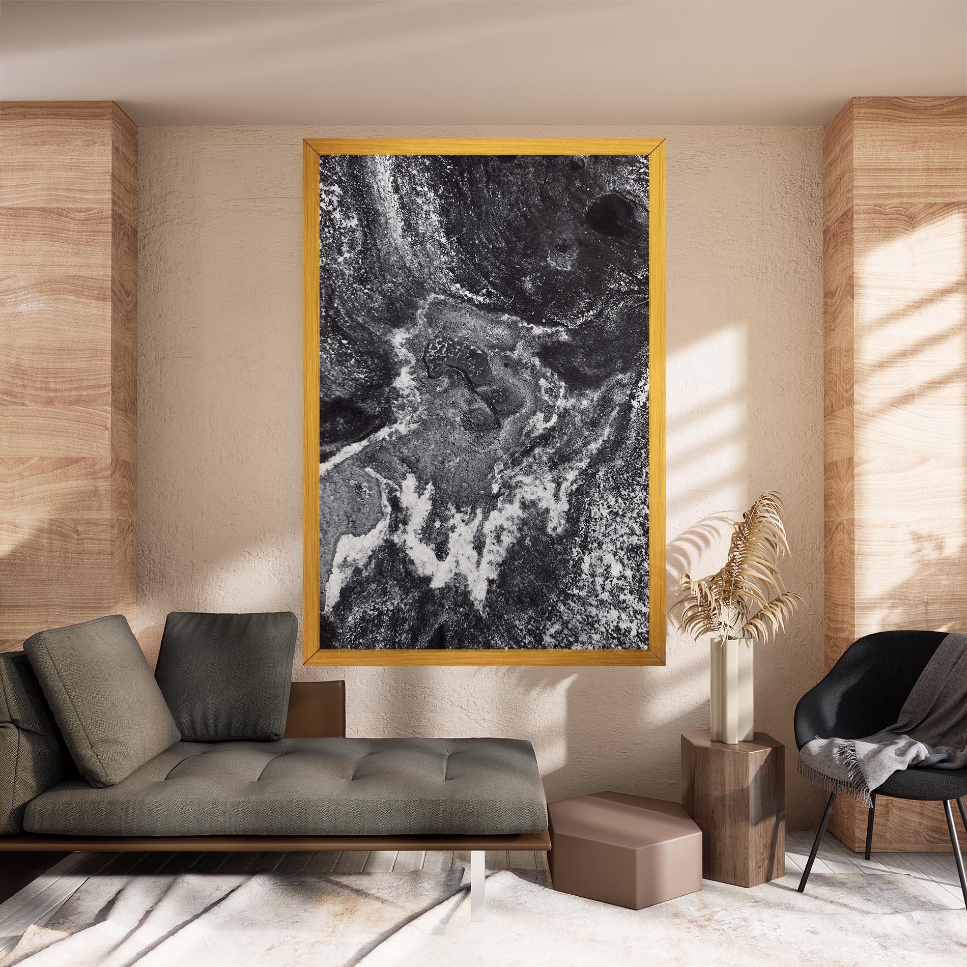 Tablou Canvas Black And White Abstract mockup 8