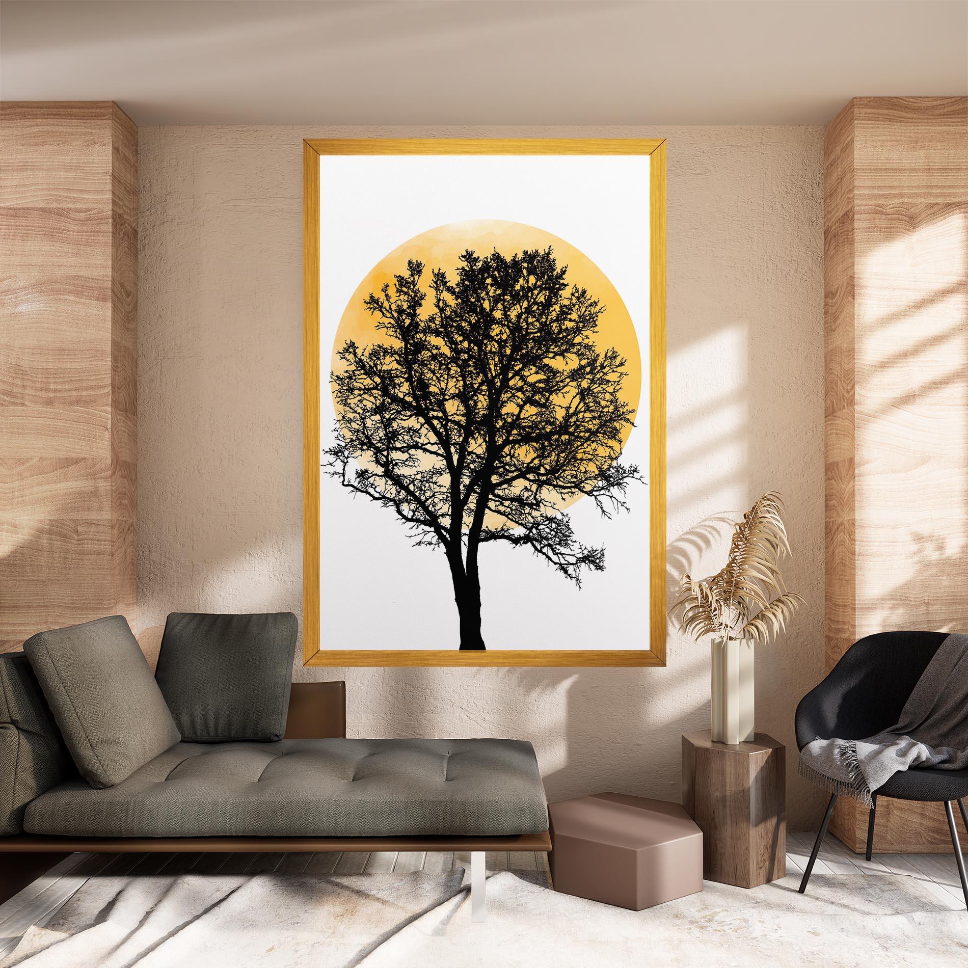 Tablou Canvas Orange Sun 01 mockup 8