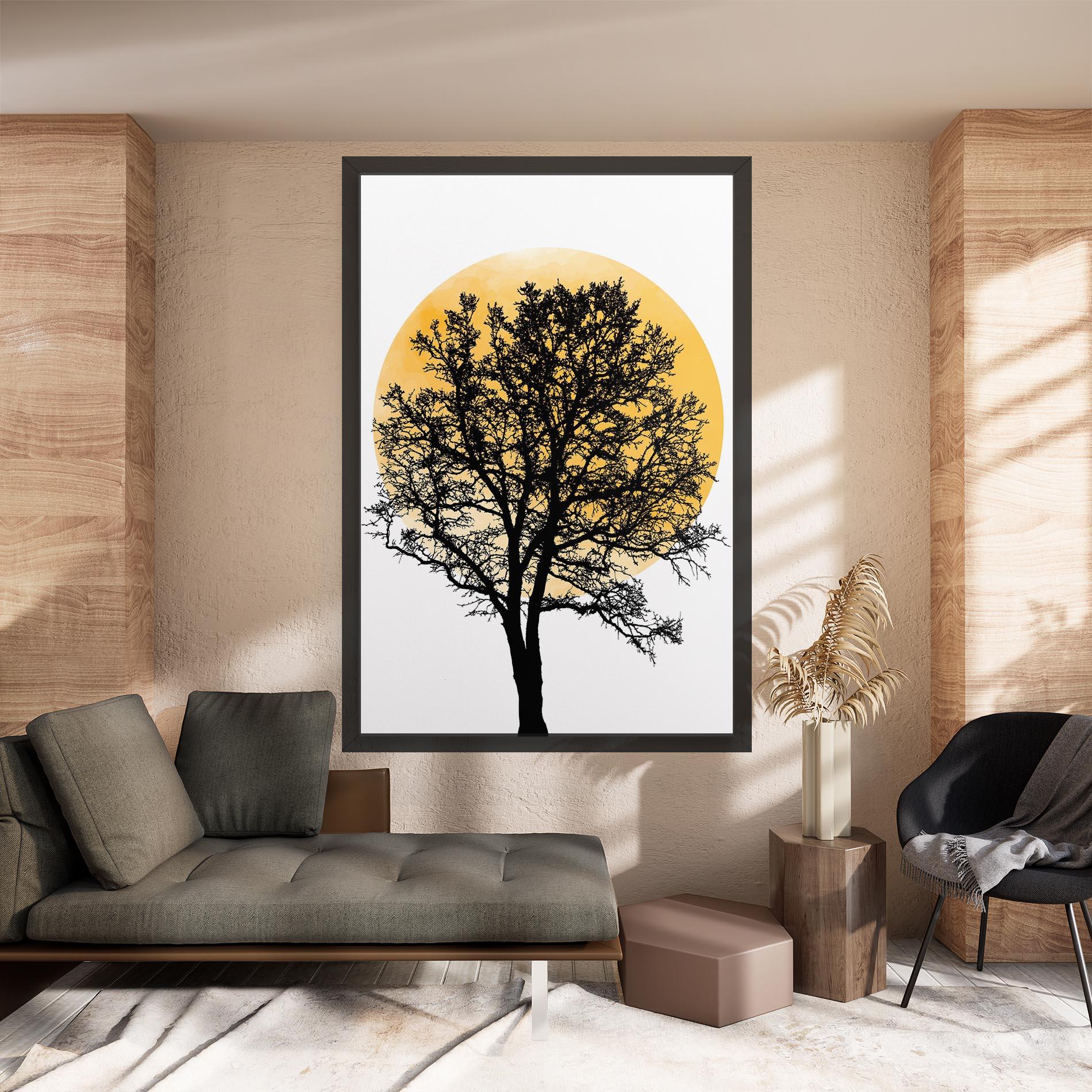 Tablou Canvas Orange Sun 01 mockup 8