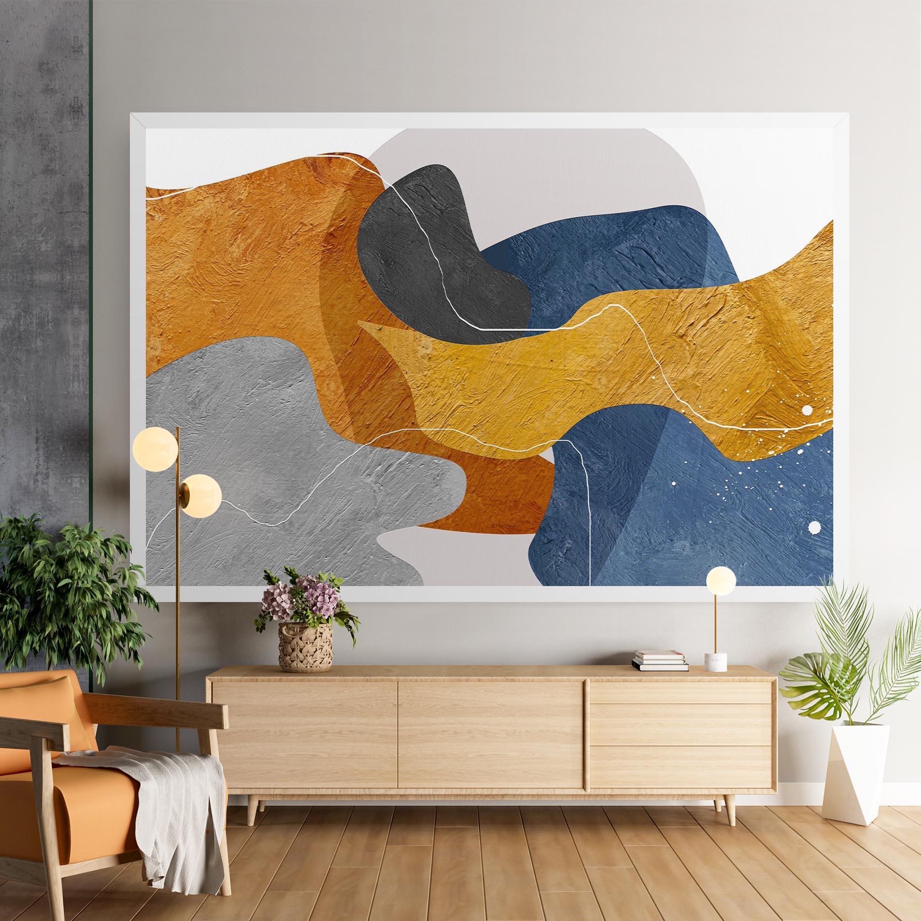 Tablou Canvas Abstract Color Mix mockup 9