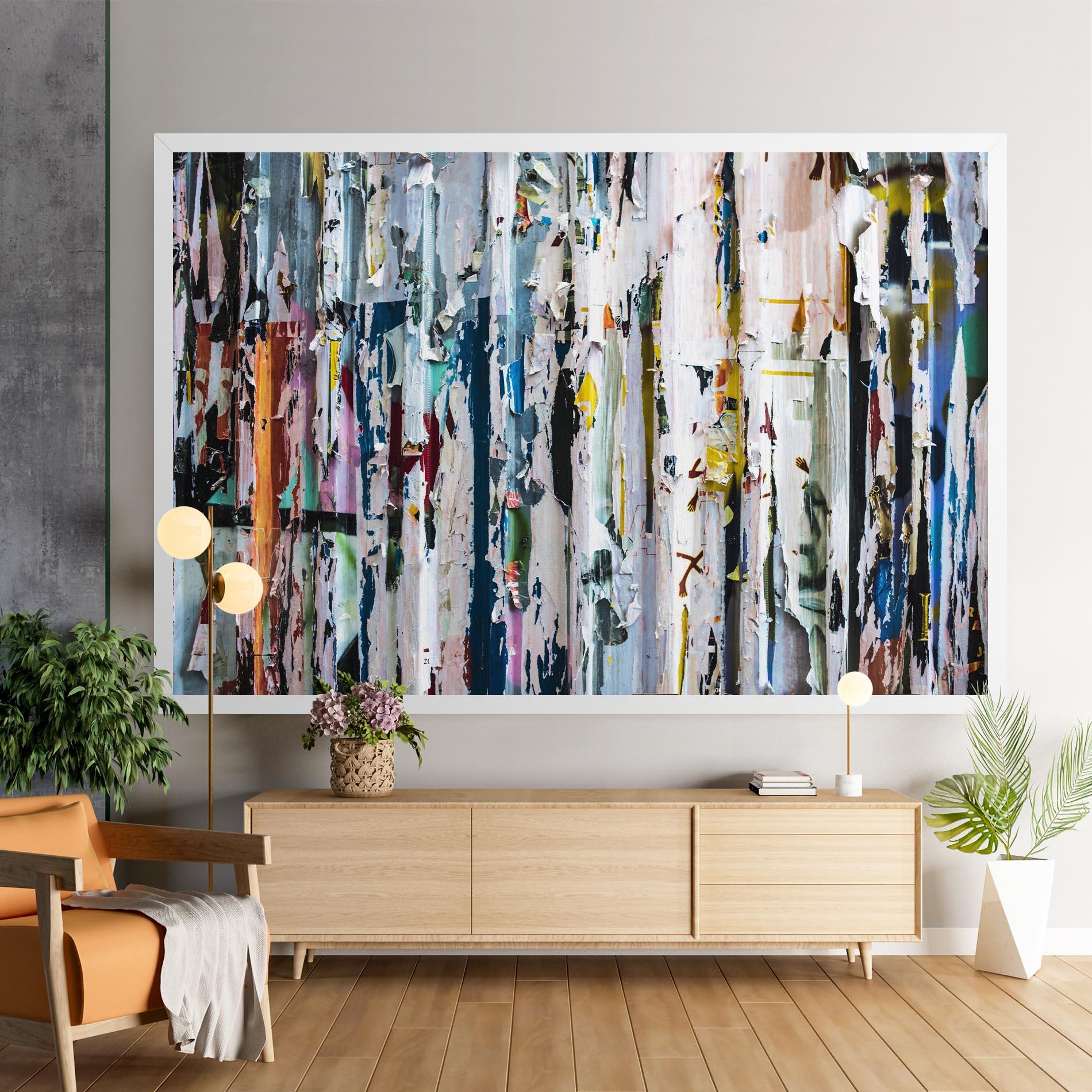 Tablou Canvas Abstract Torn Paper mockup 9
