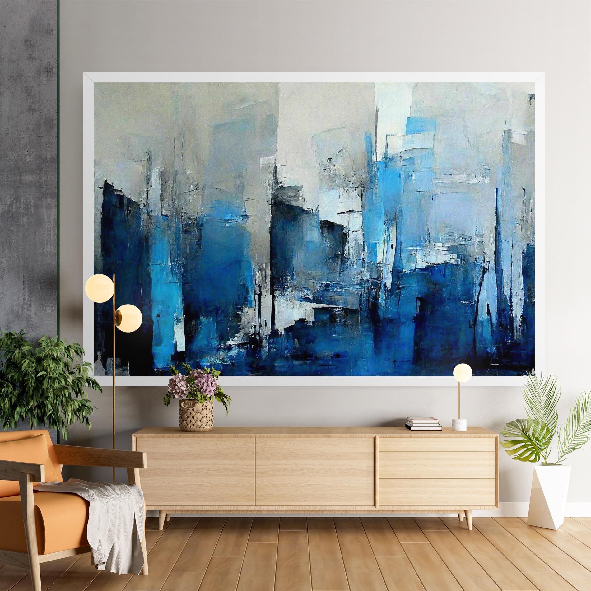 Blue Gray Color mockup 9