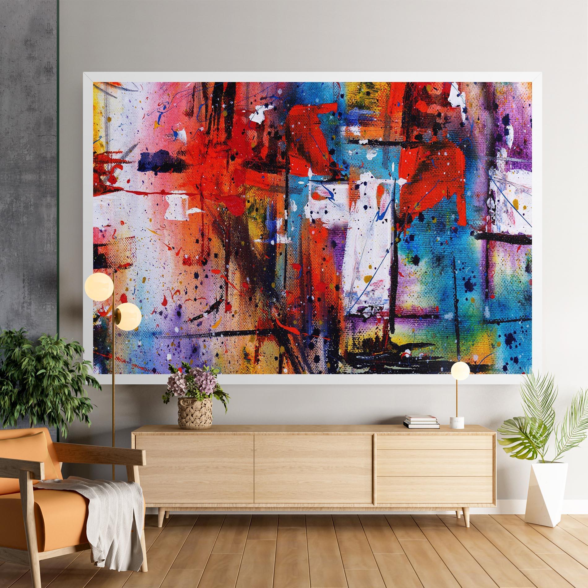 Tablou Canvas Hand Drawn Painting mockup 9