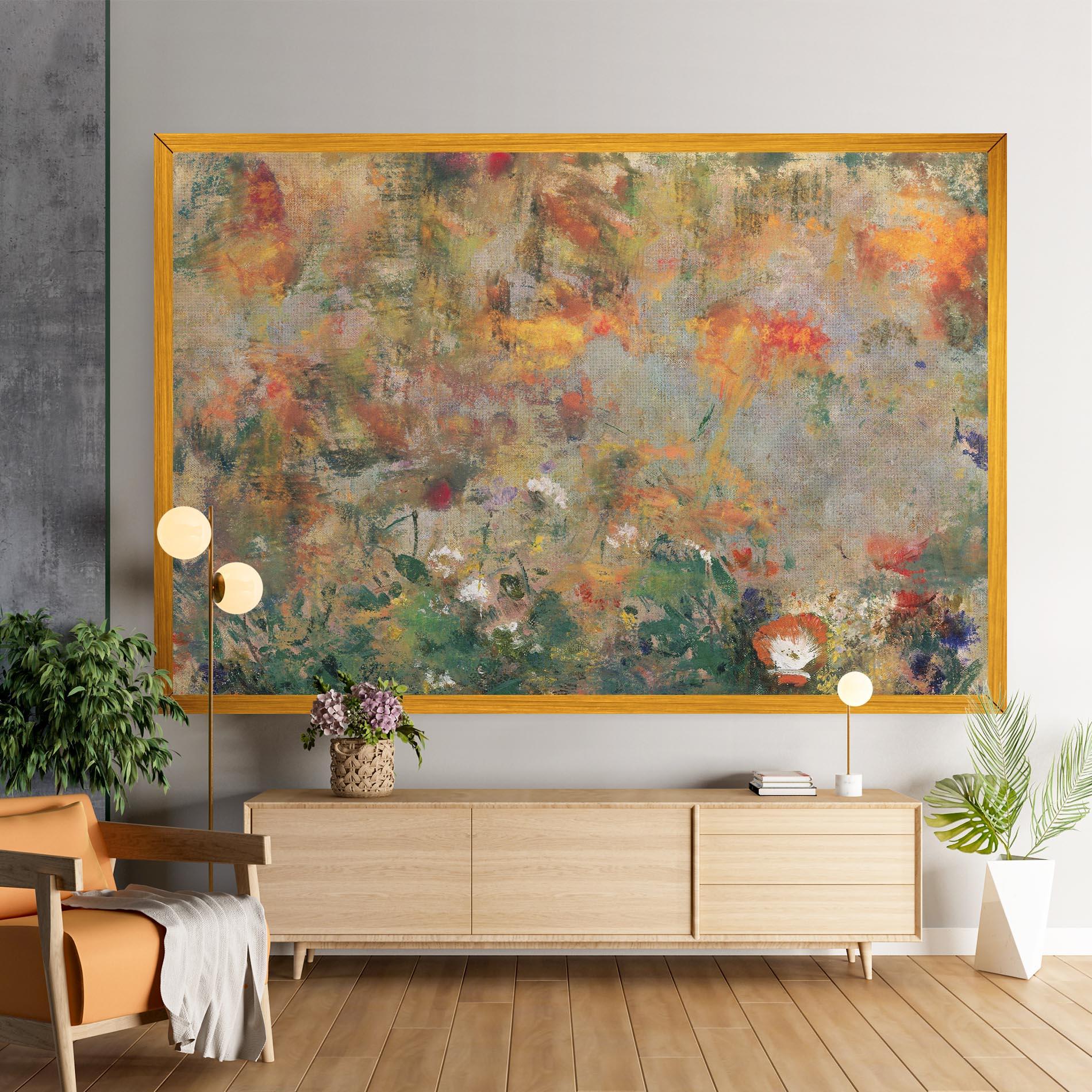 Tablou Canvas Abstract Flowers mockup 9