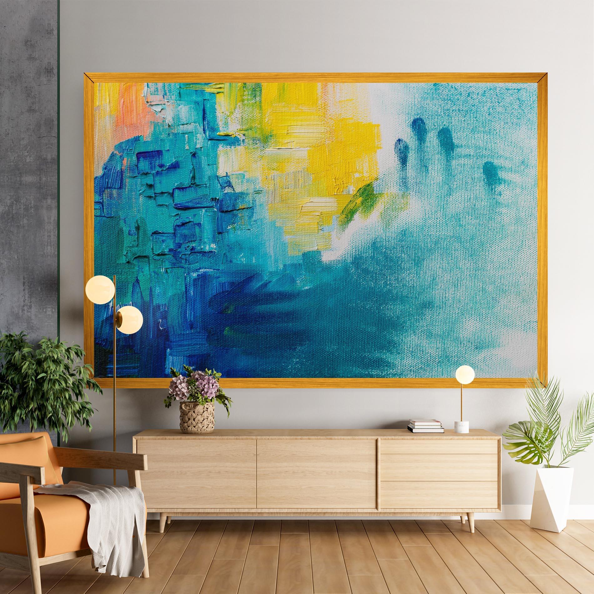 Tablou Canvas Abstract Hand Mark mockup 9