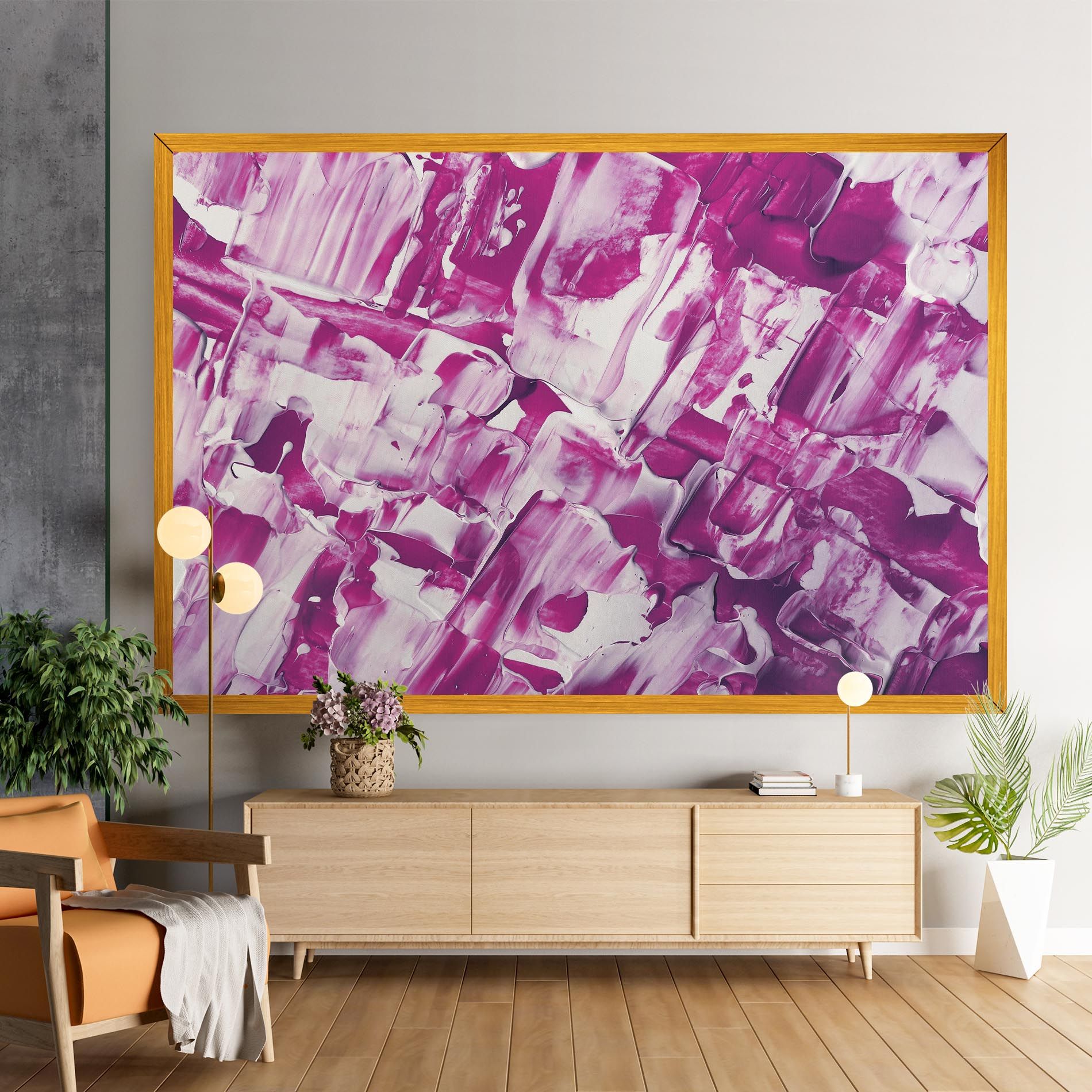 Abstract White And Pink mockup 9