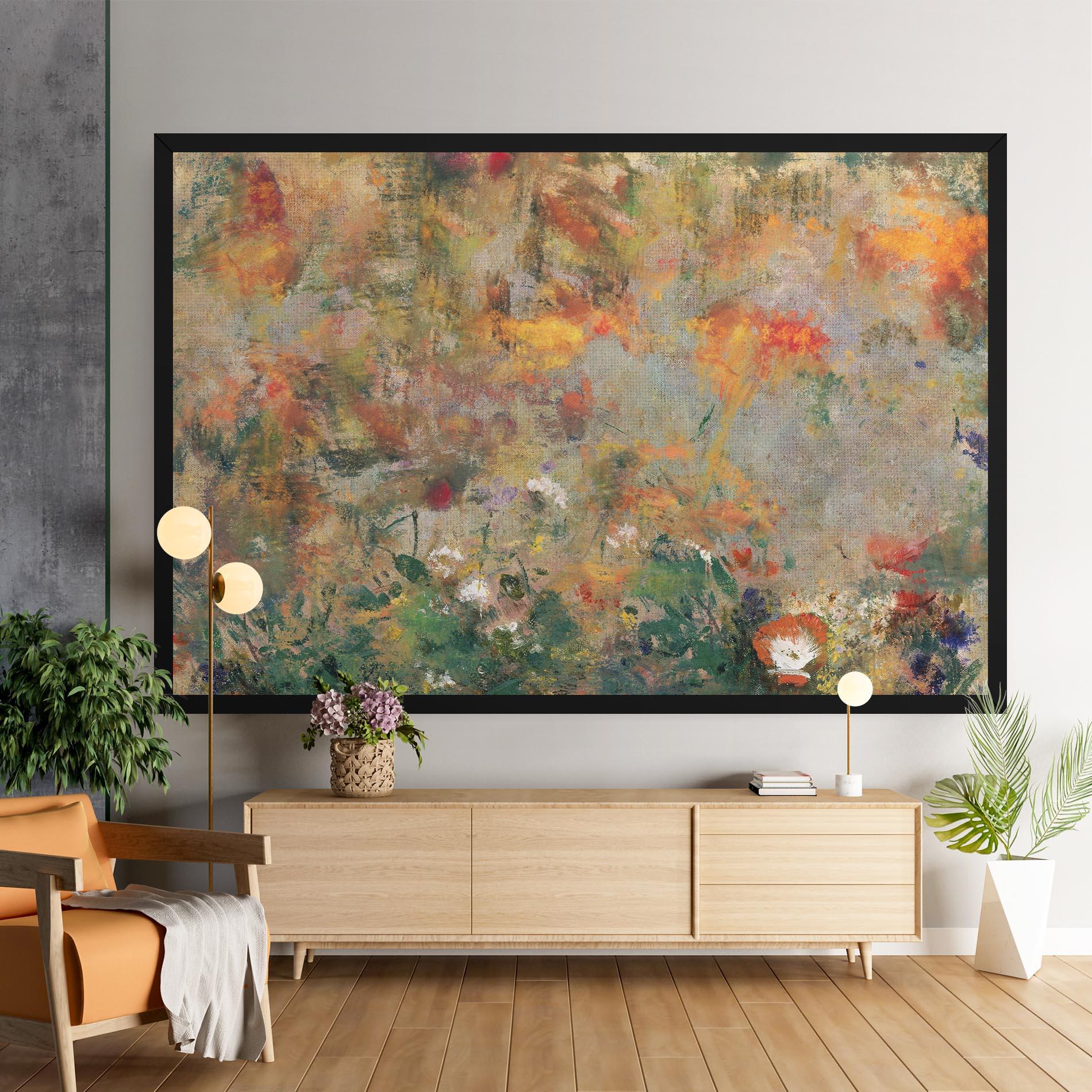 Tablou Canvas Abstract Flowers mockup 9