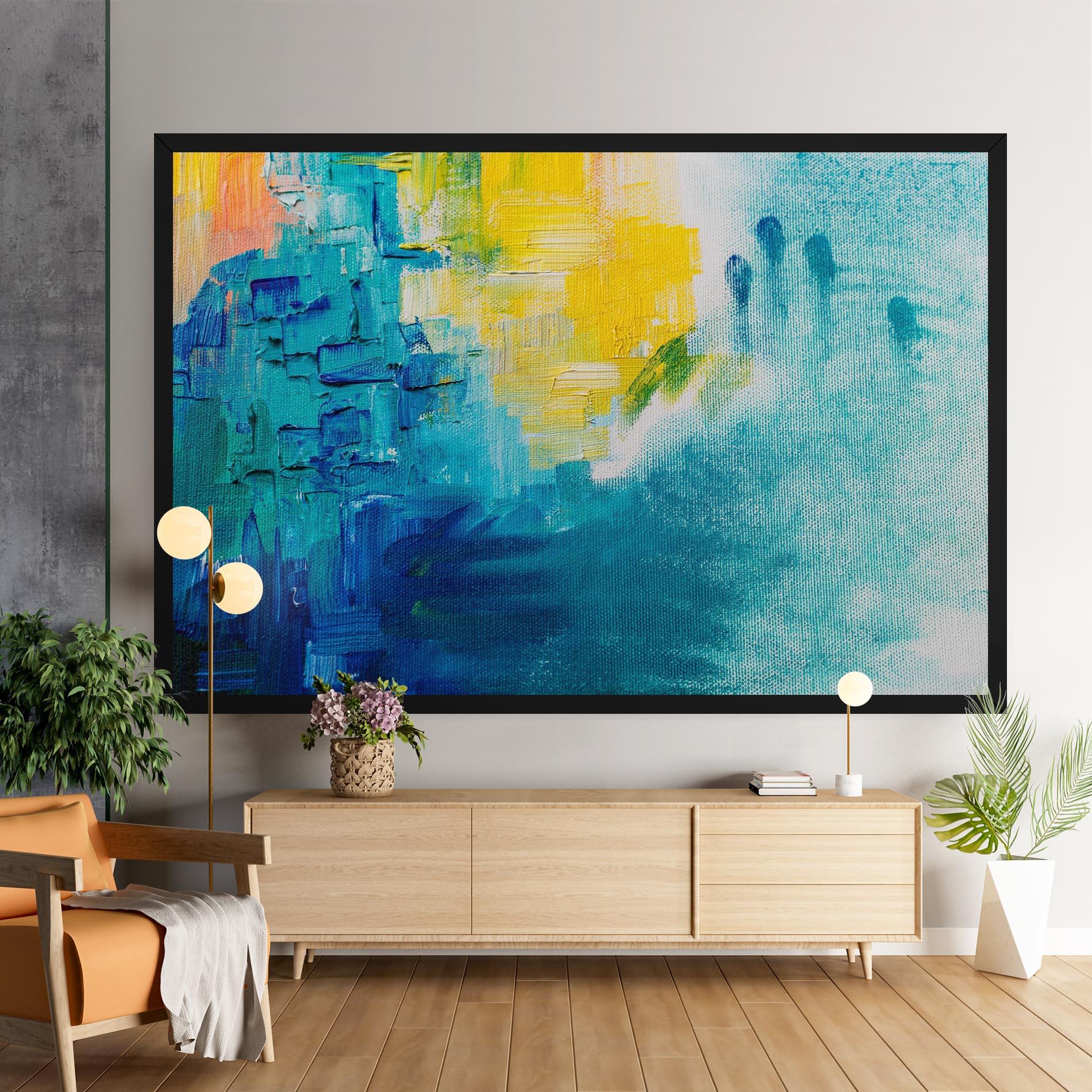 Tablou Canvas Abstract Hand Mark mockup 9